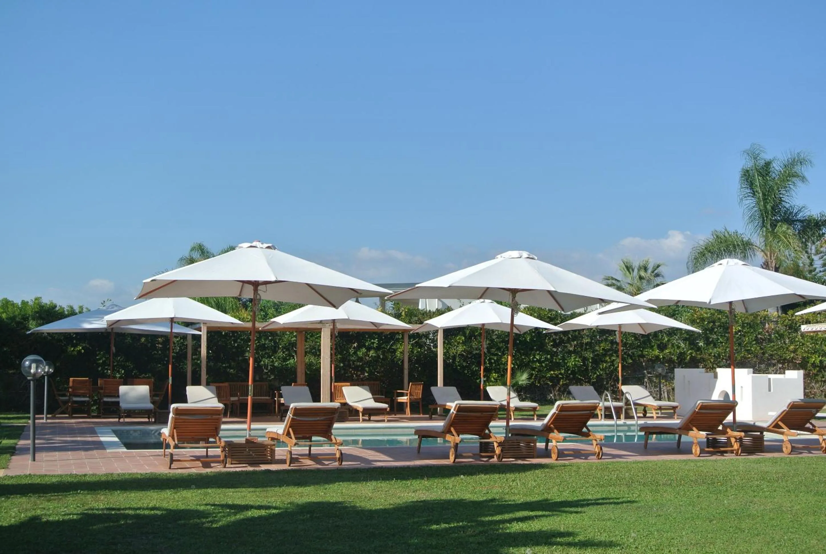 Pool view in Villa Carlotta Resort