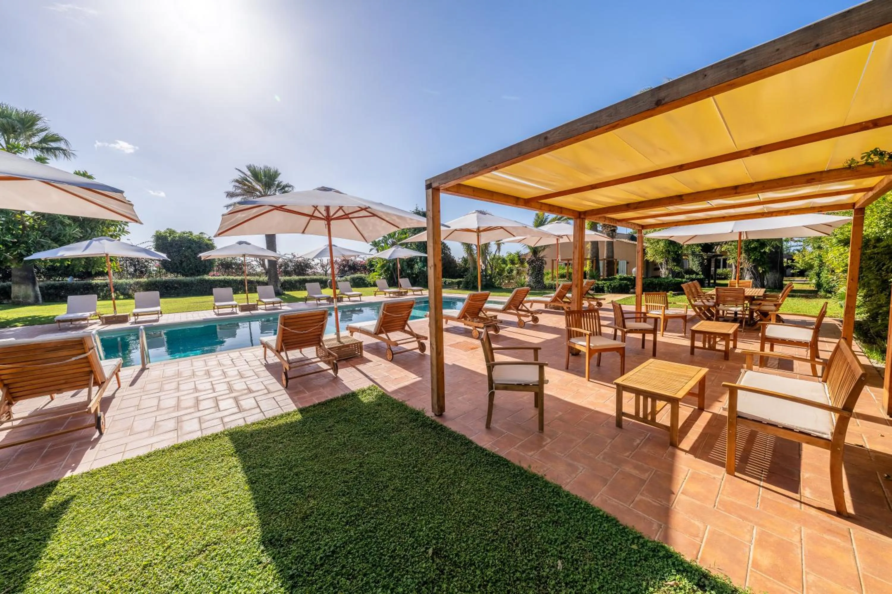 Solarium in Villa Carlotta Resort