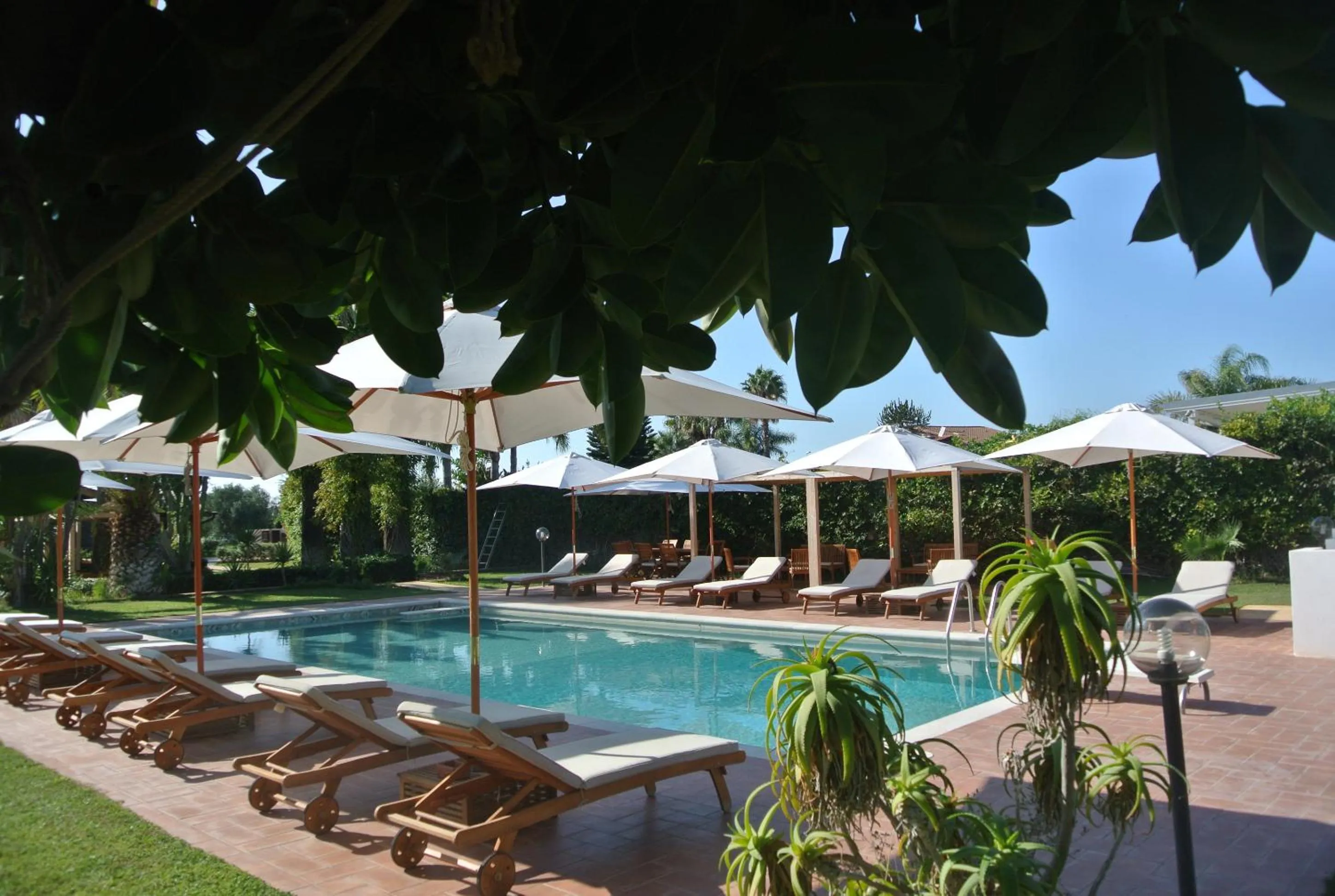 Pool view in Villa Carlotta Resort