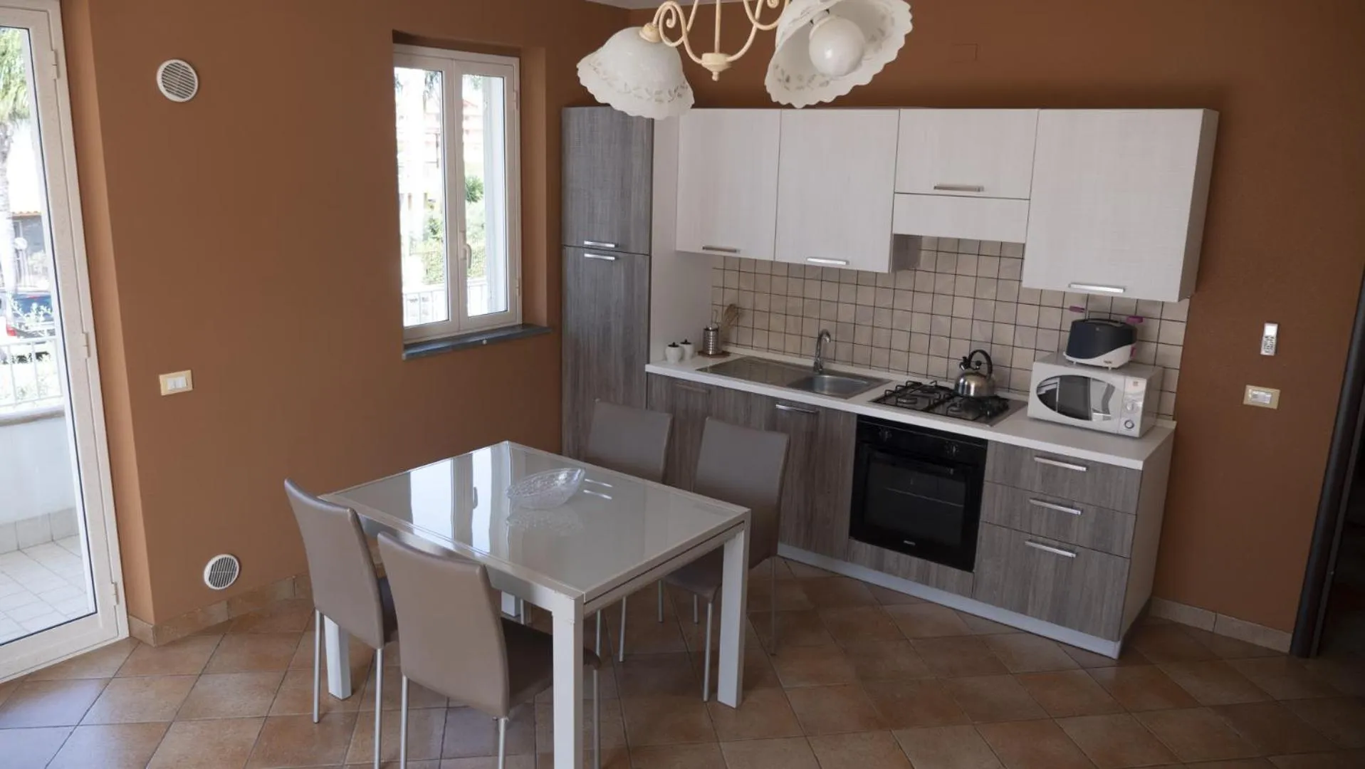 Dining area in Villa Galati Resort