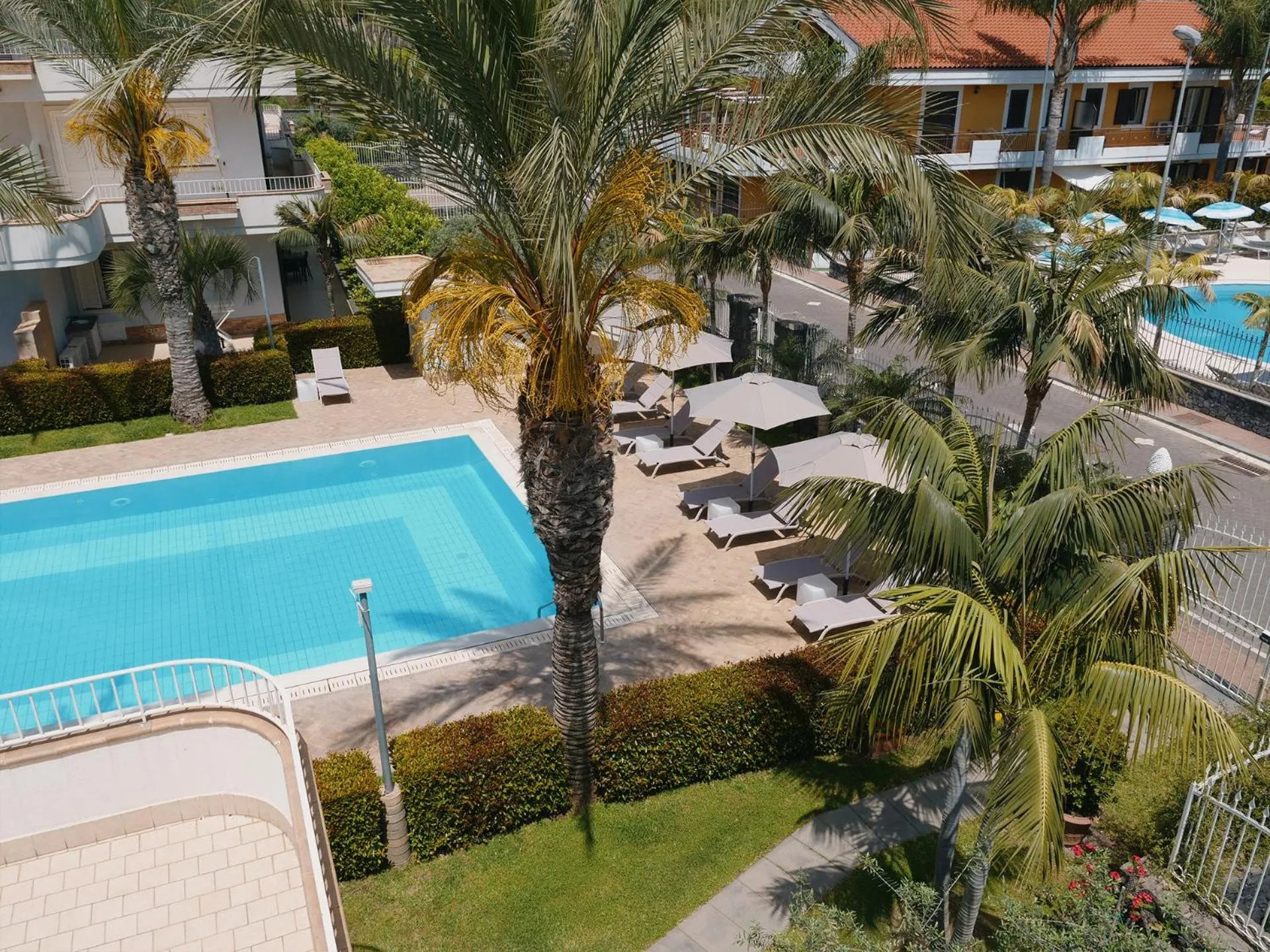 Pool view in Villa Galati Resort