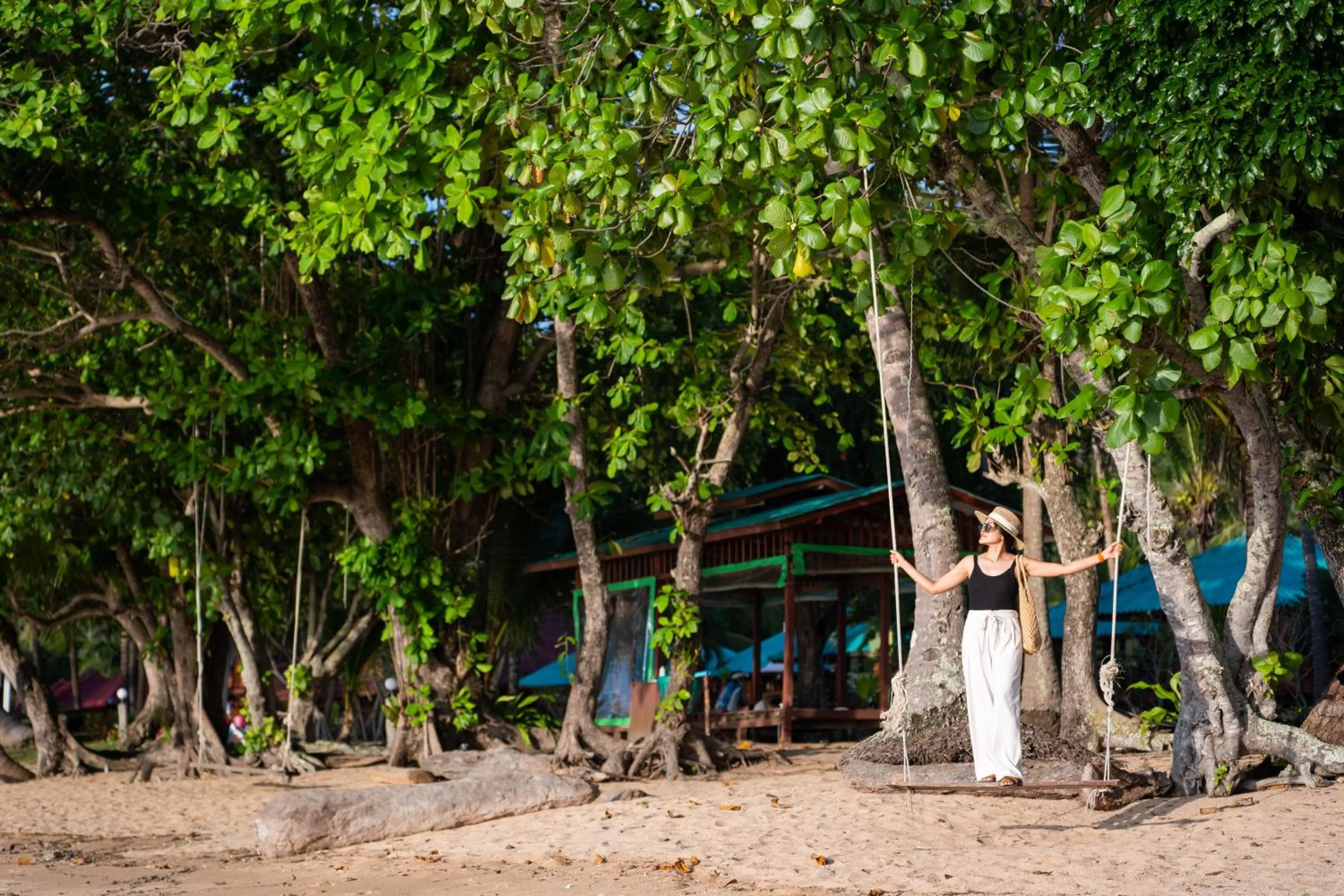 Inner courtyard view in Libong Beach Resort