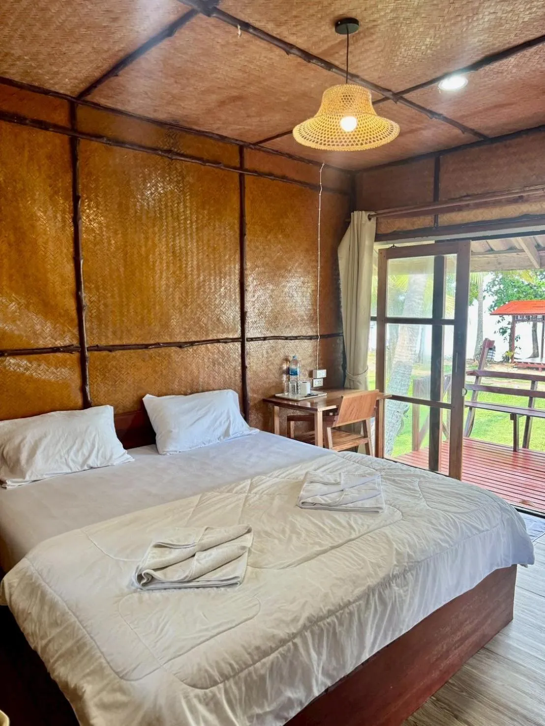 Bed in Libong Beach Resort