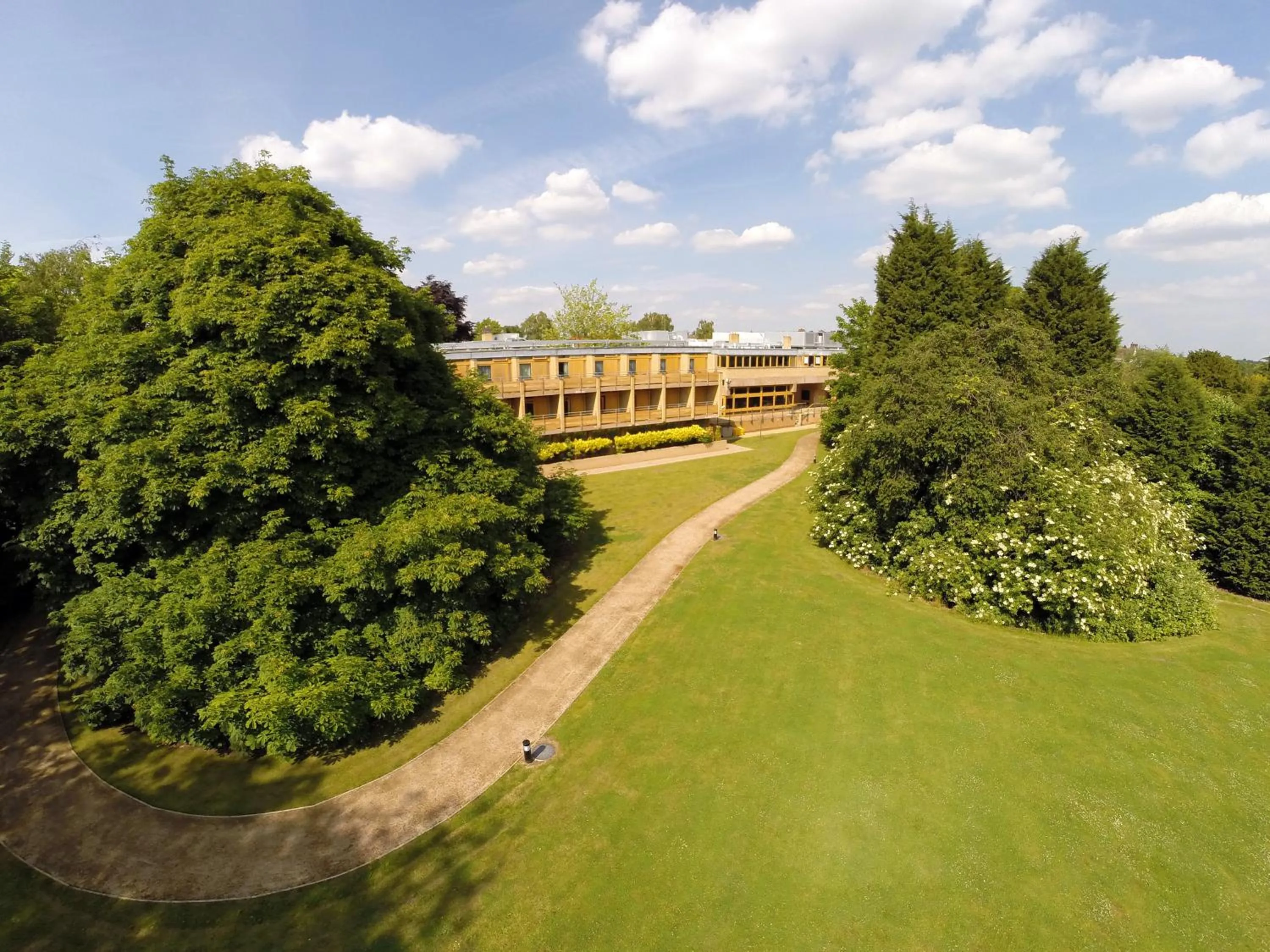 Garden view in College Court Hotel
