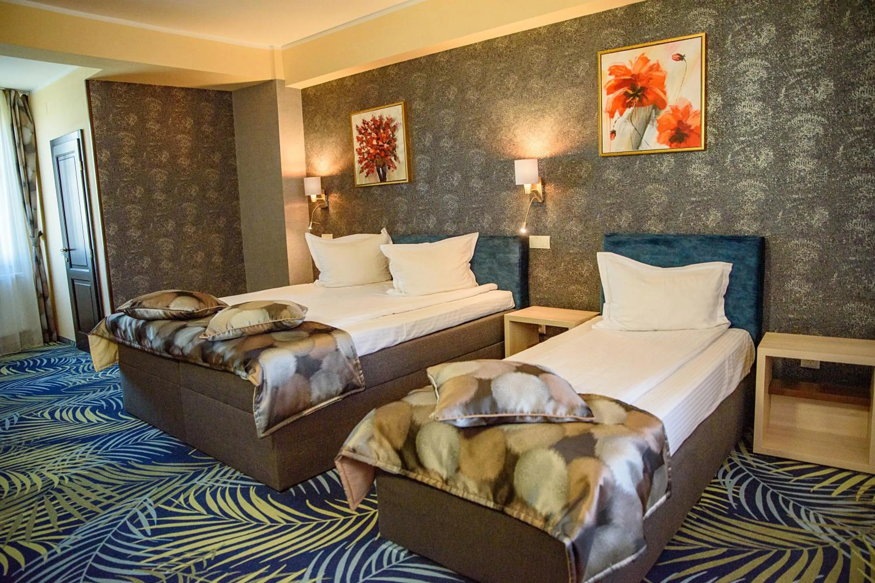 Bed in Hotel Stefani