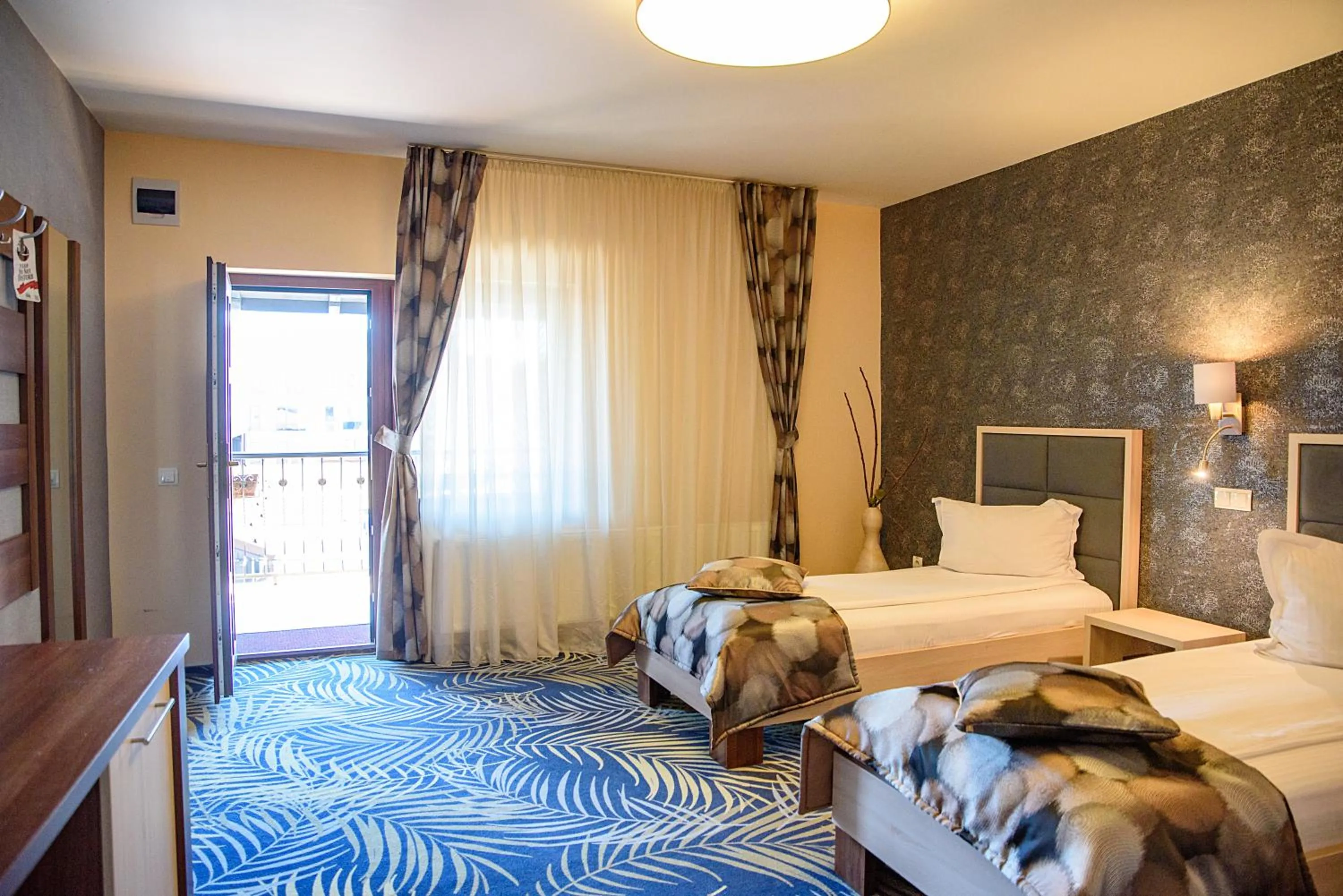 Bed in Hotel Stefani