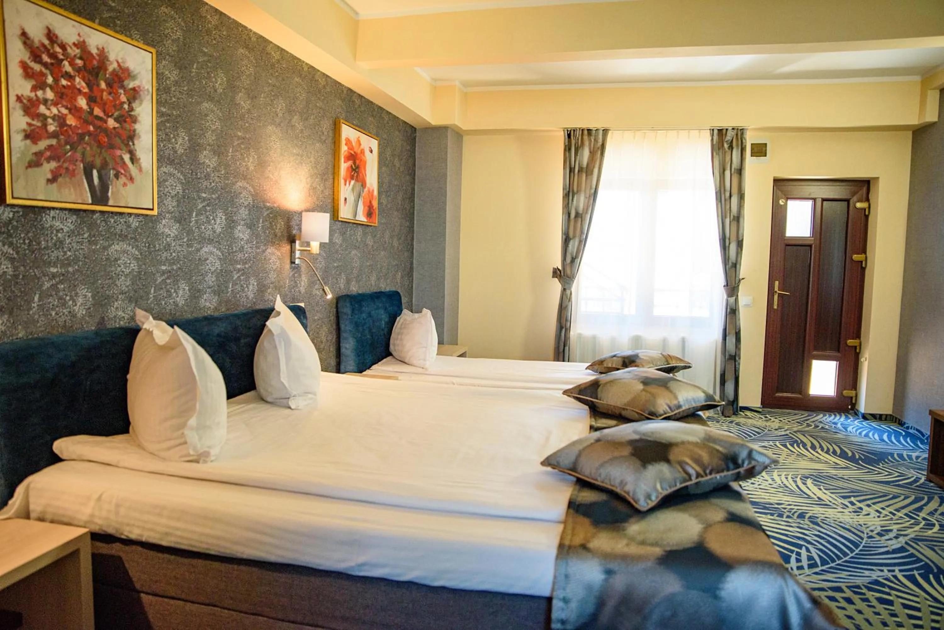 Bed in Hotel Stefani