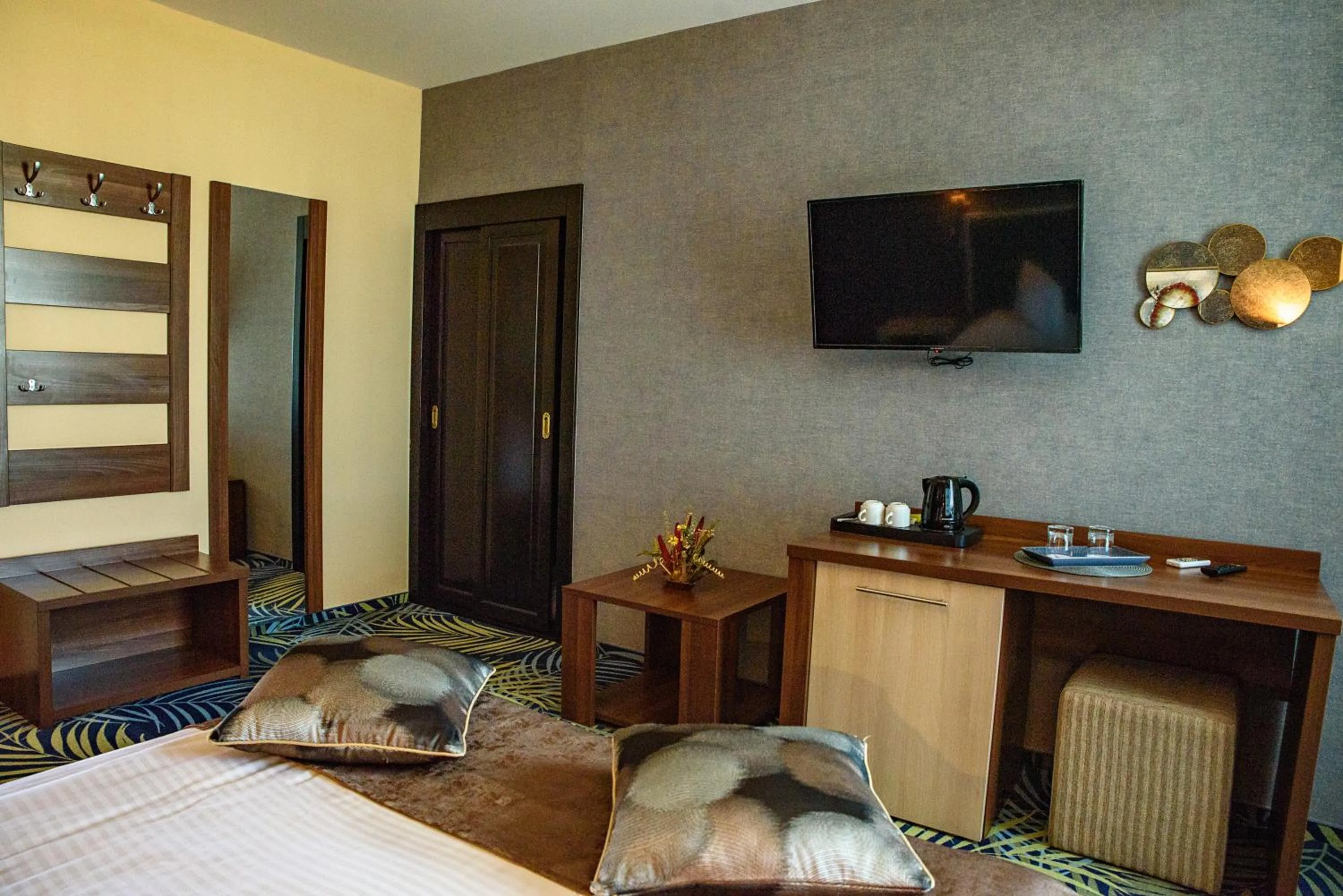 Bed in Hotel Stefani