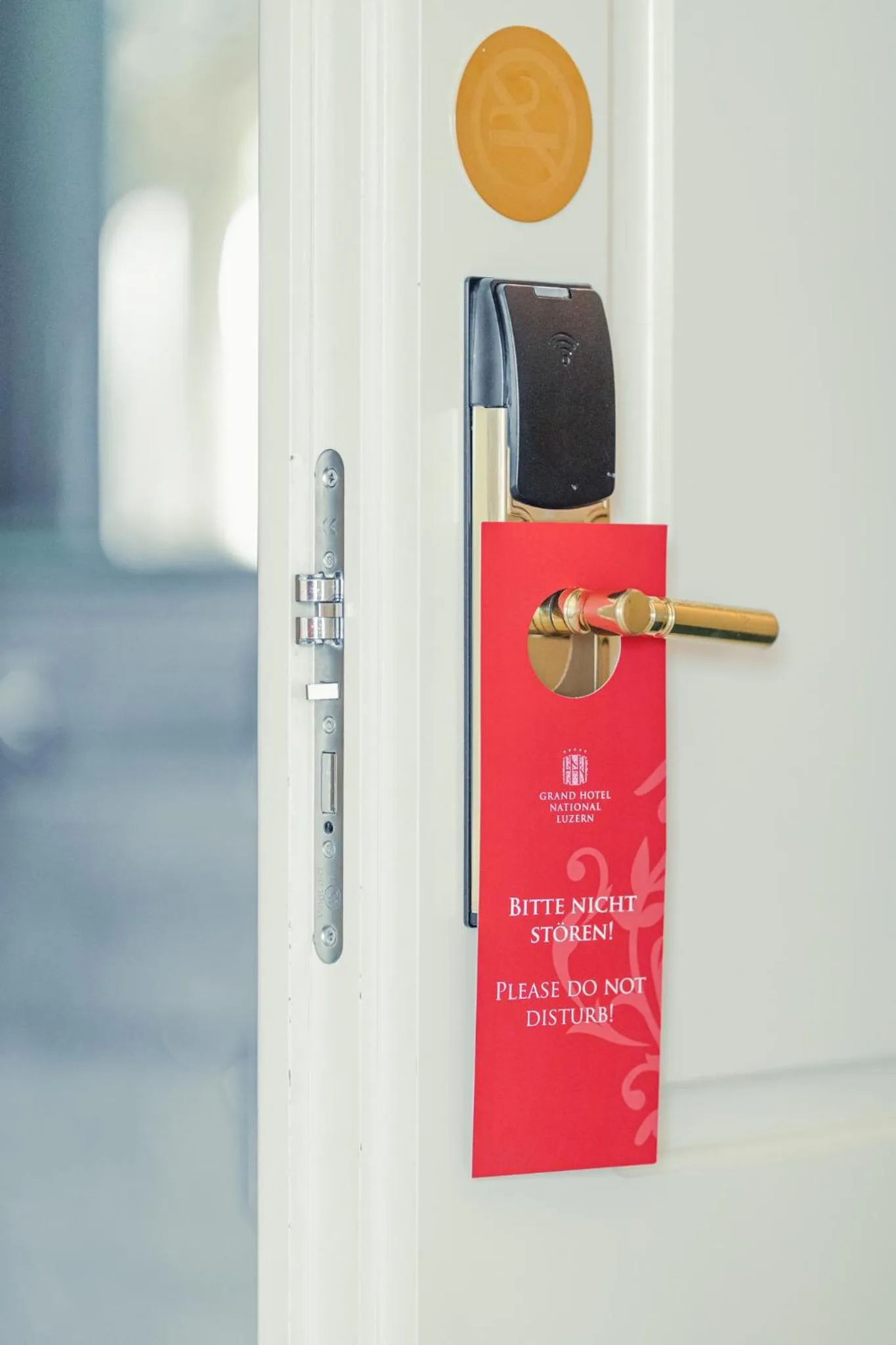 Bedroom in Grand Hotel National Luzern