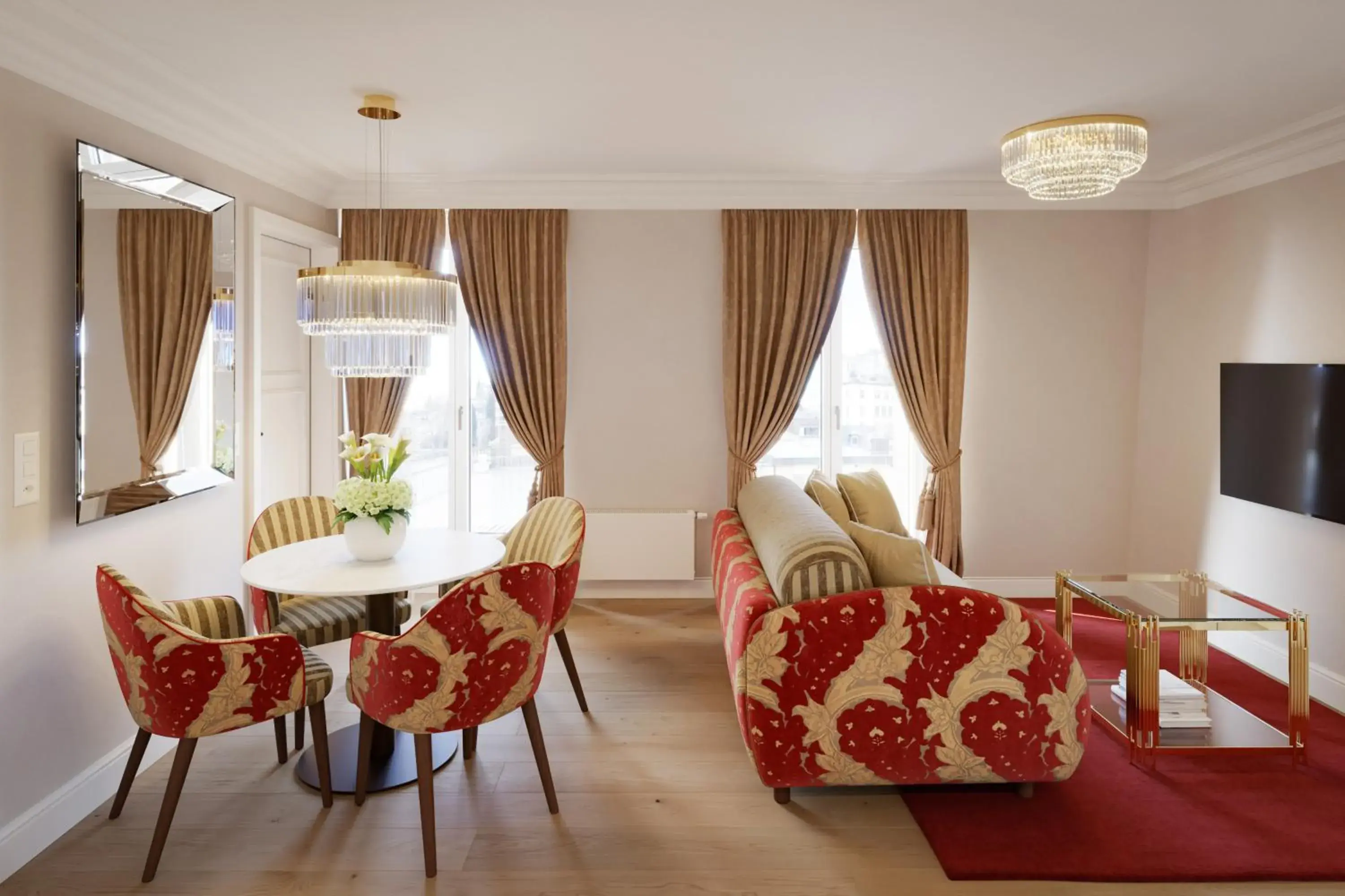 One-Bedroom Apartment with City View in Grand Hotel National Luzern One-Bedroom Apartment with City View in Grand Hotel National Luzern