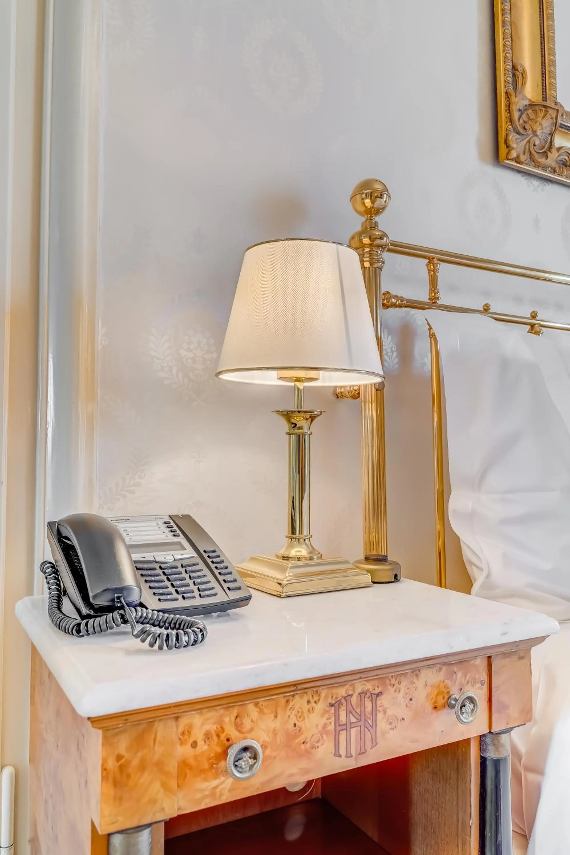 Bedroom, Bed in Grand Hotel National Luzern