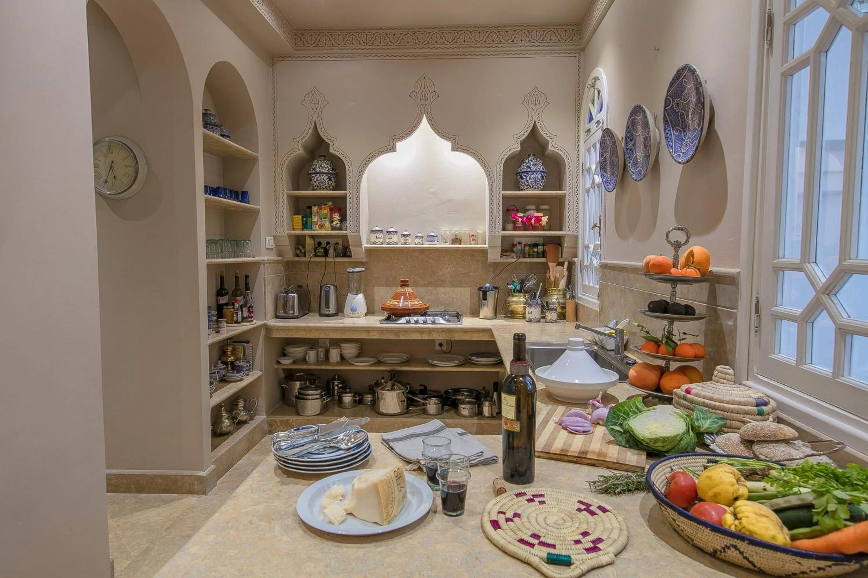 Kitchen or kitchenette in Riad Dar El Malaika