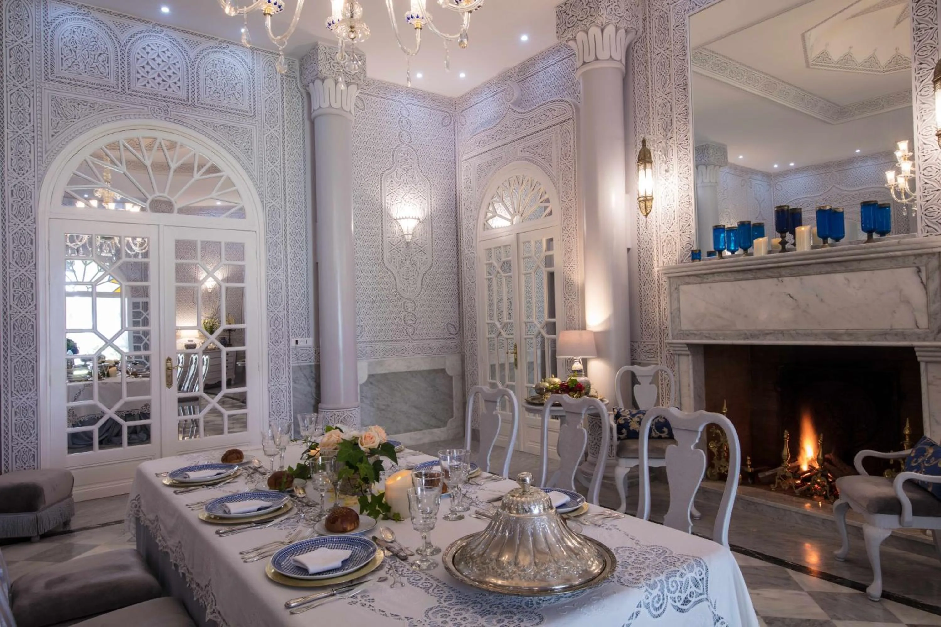 Living room in Riad Dar El Malaika