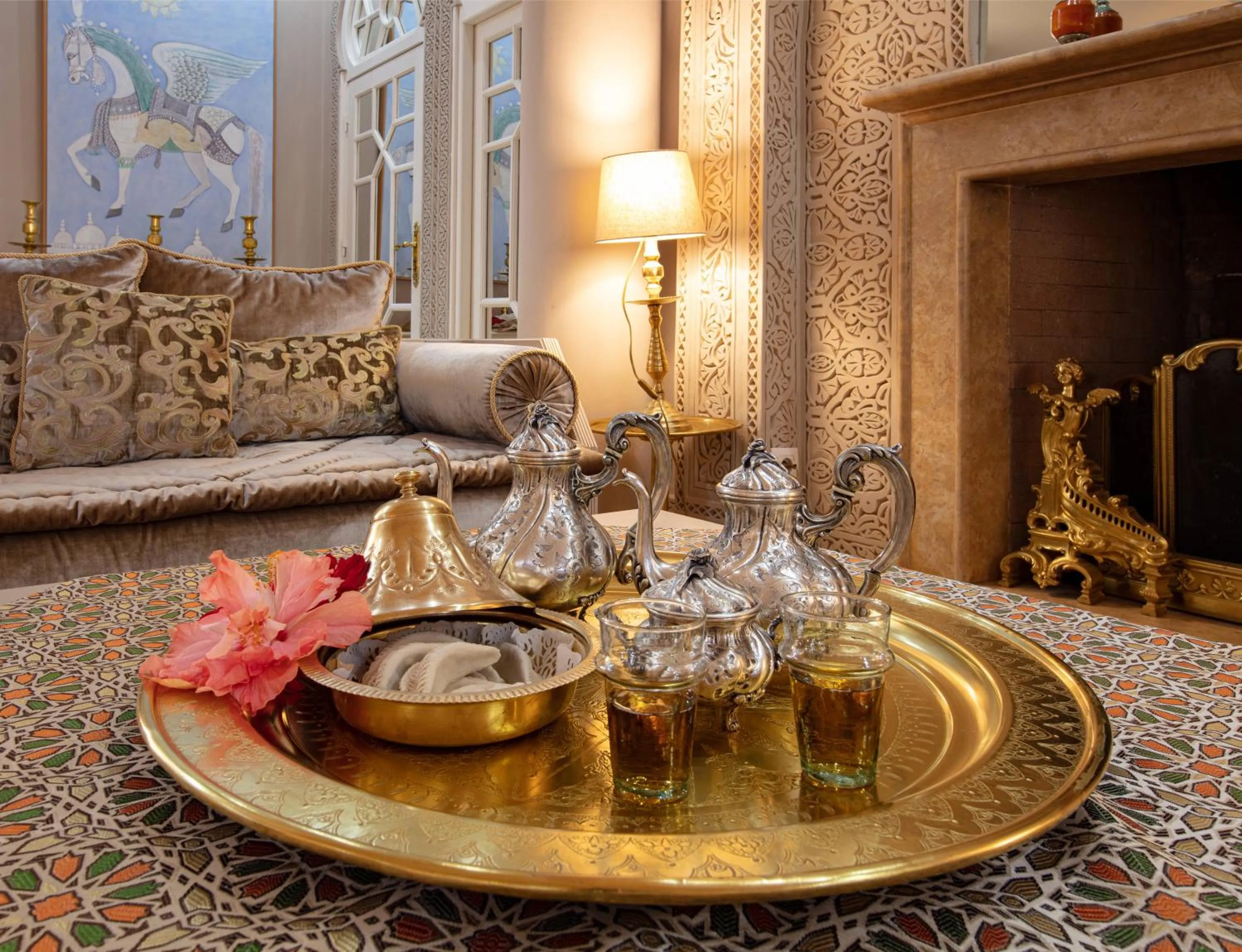 Living room in Riad Dar El Malaika