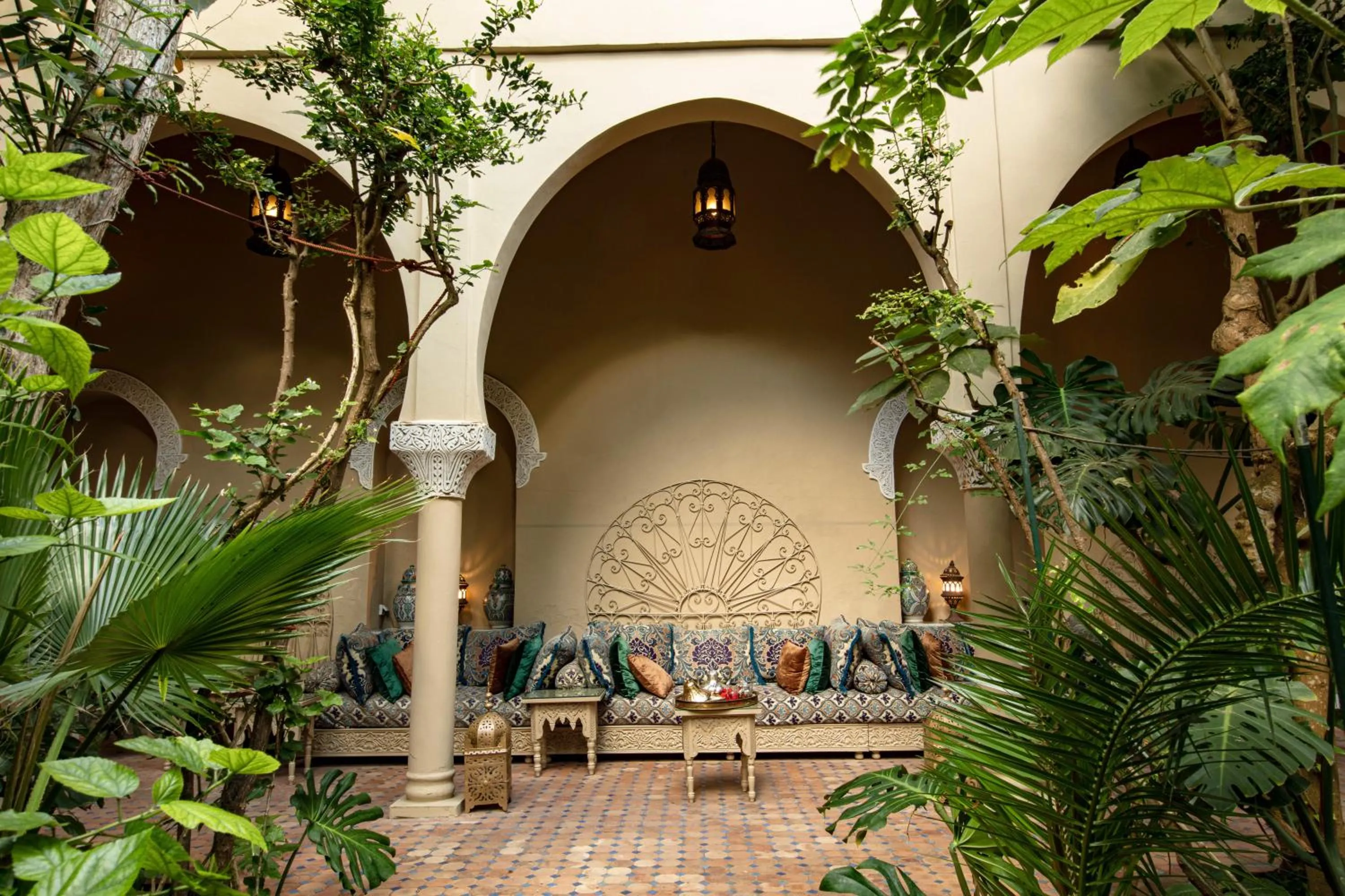 Patio in Riad Dar El Malaika