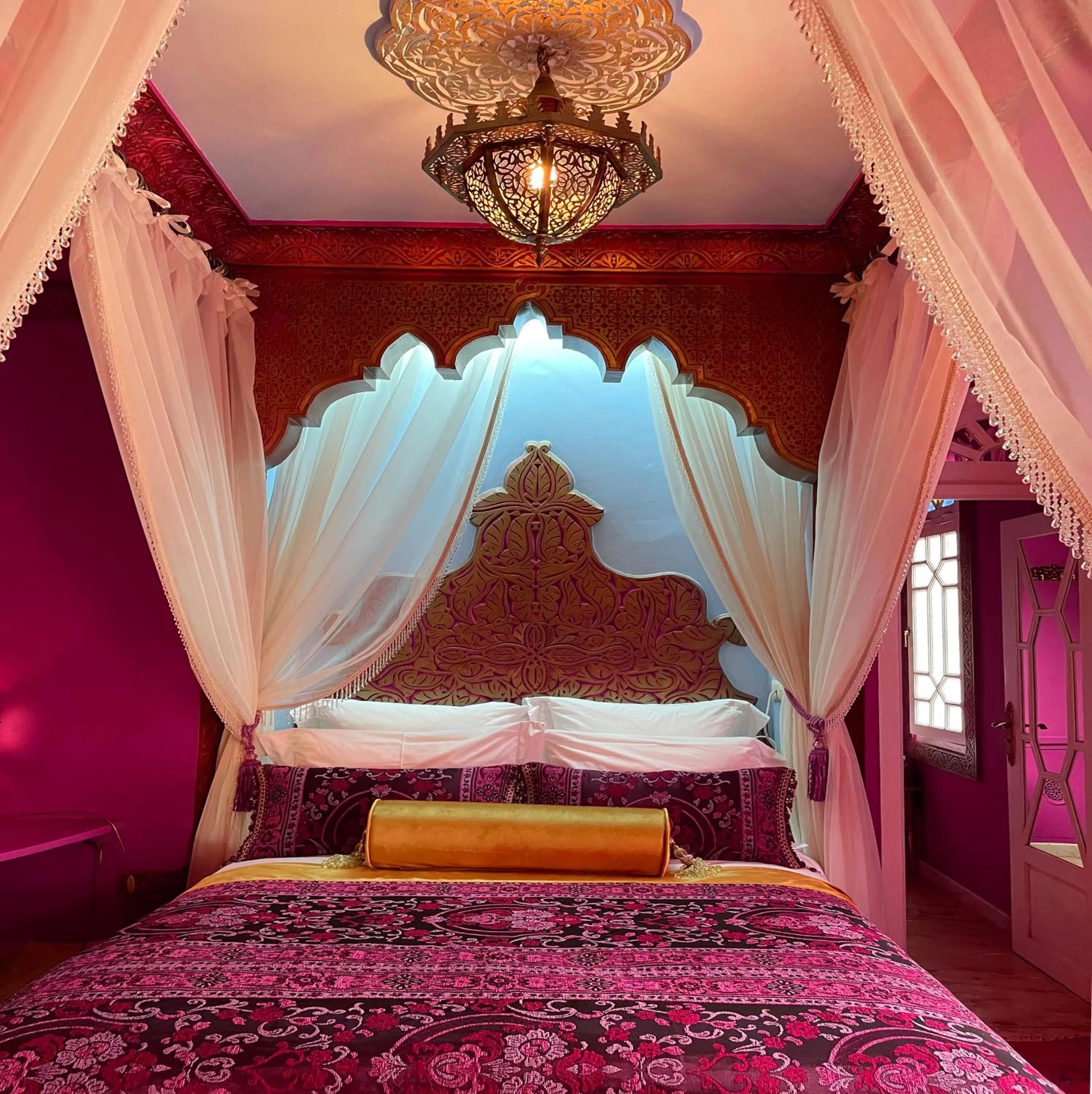 Bed in Riad Dar El Malaika