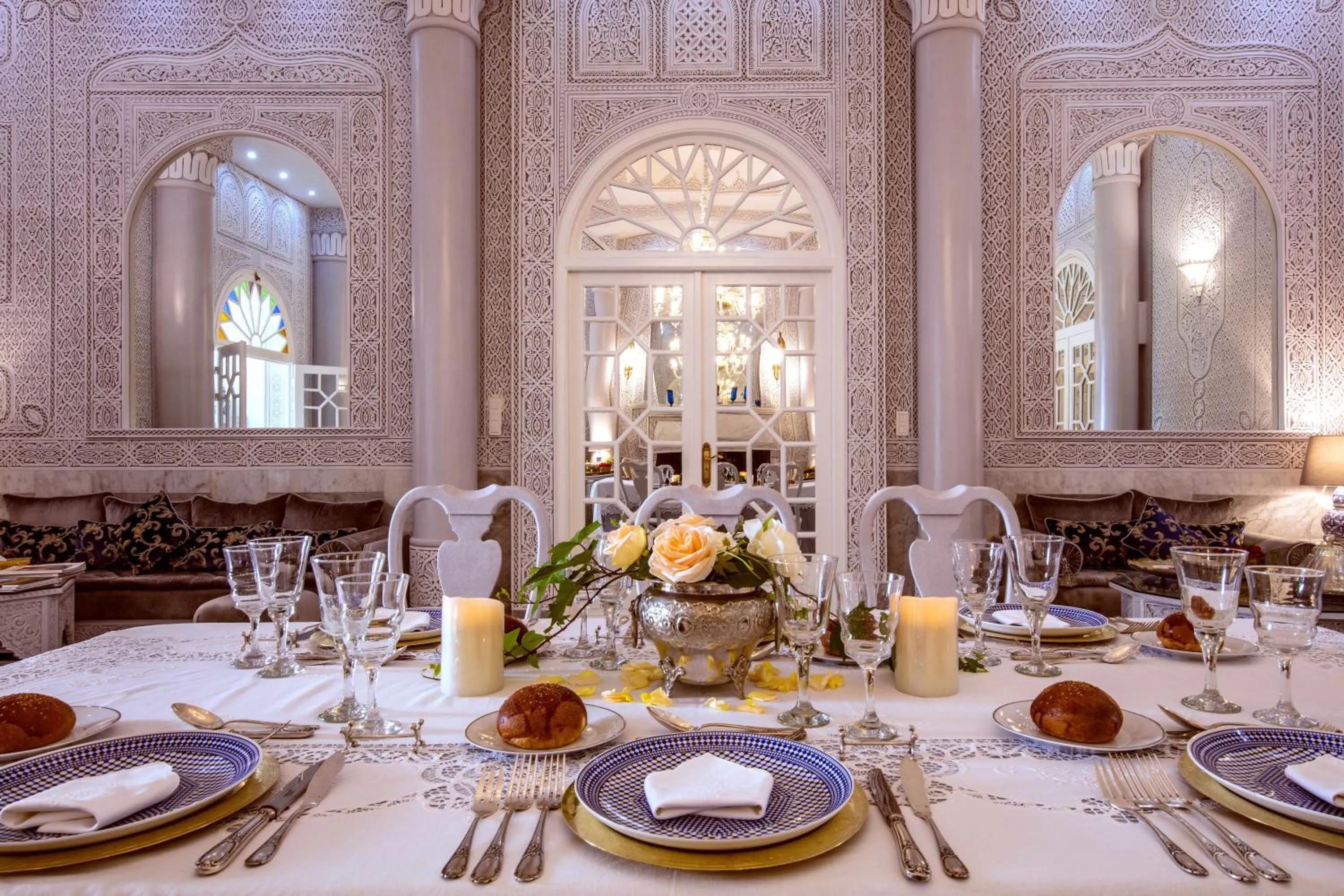 Living room in Riad Dar El Malaika