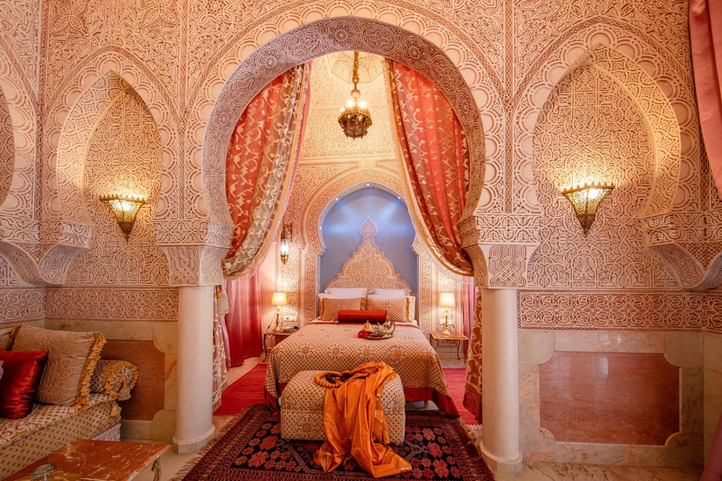 Photo of the whole room, Bed in Riad Dar El Malaika