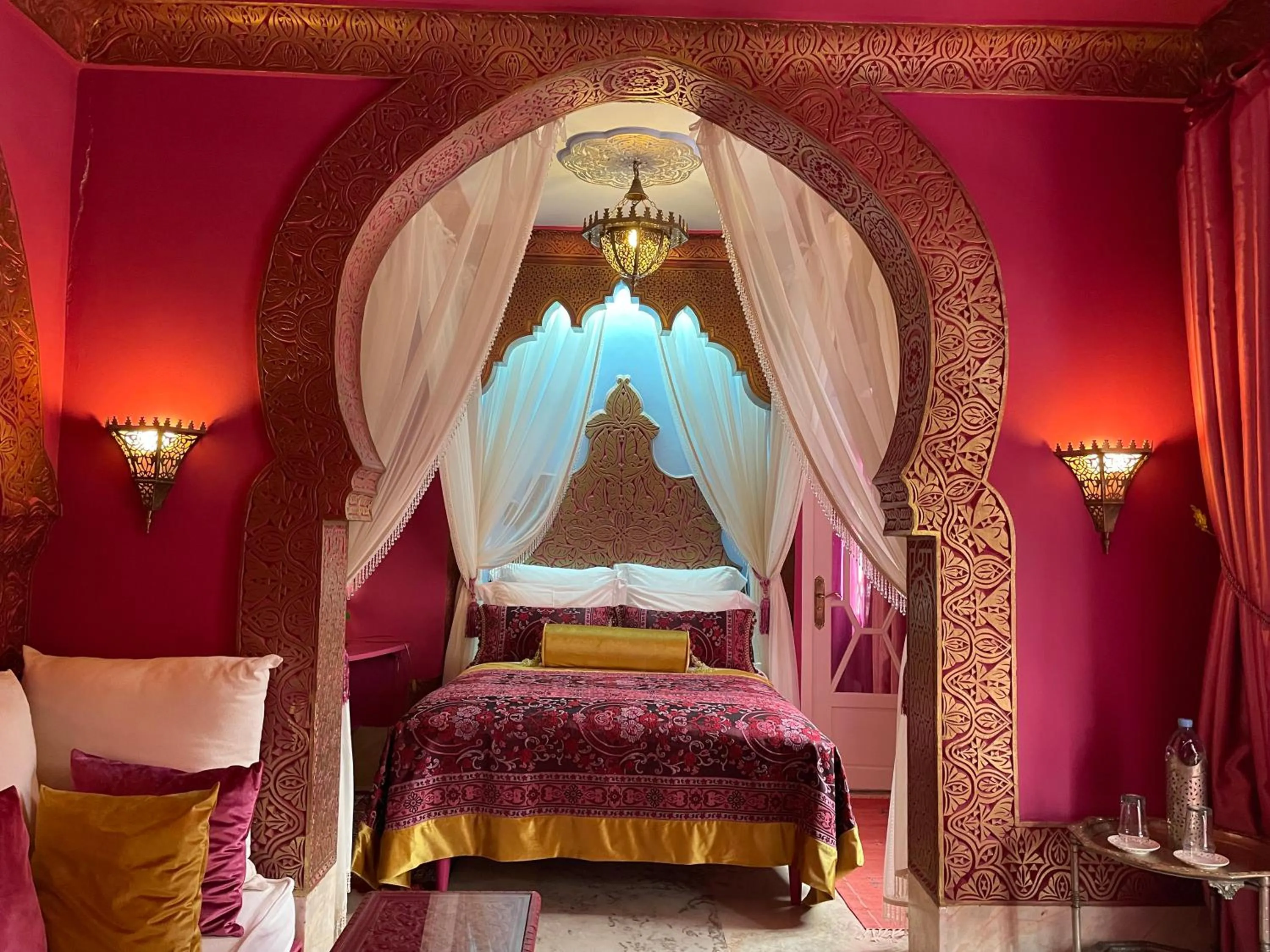 Bed in Riad Dar El Malaika