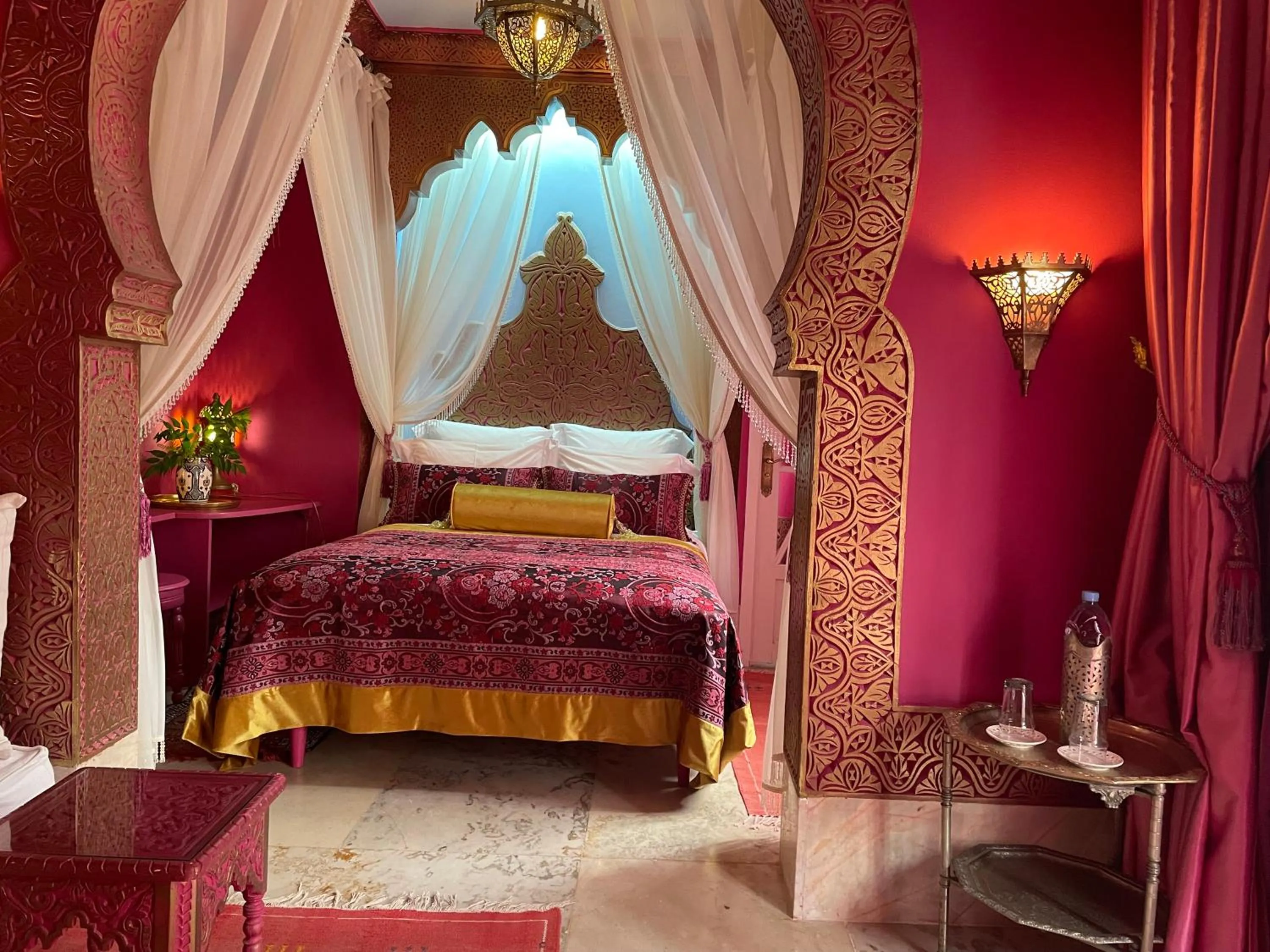 Bed in Riad Dar El Malaika