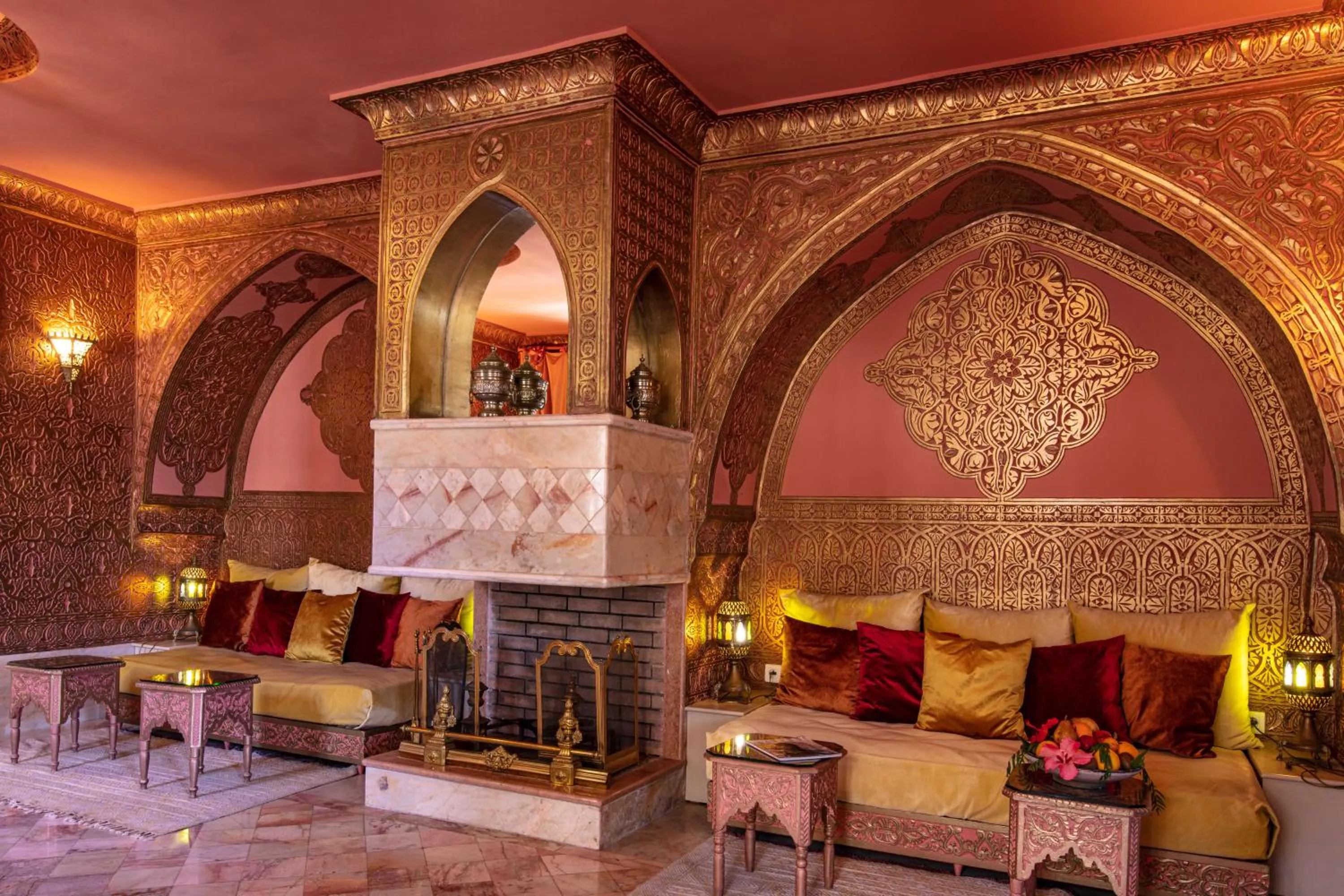 Living room in Riad Dar El Malaika