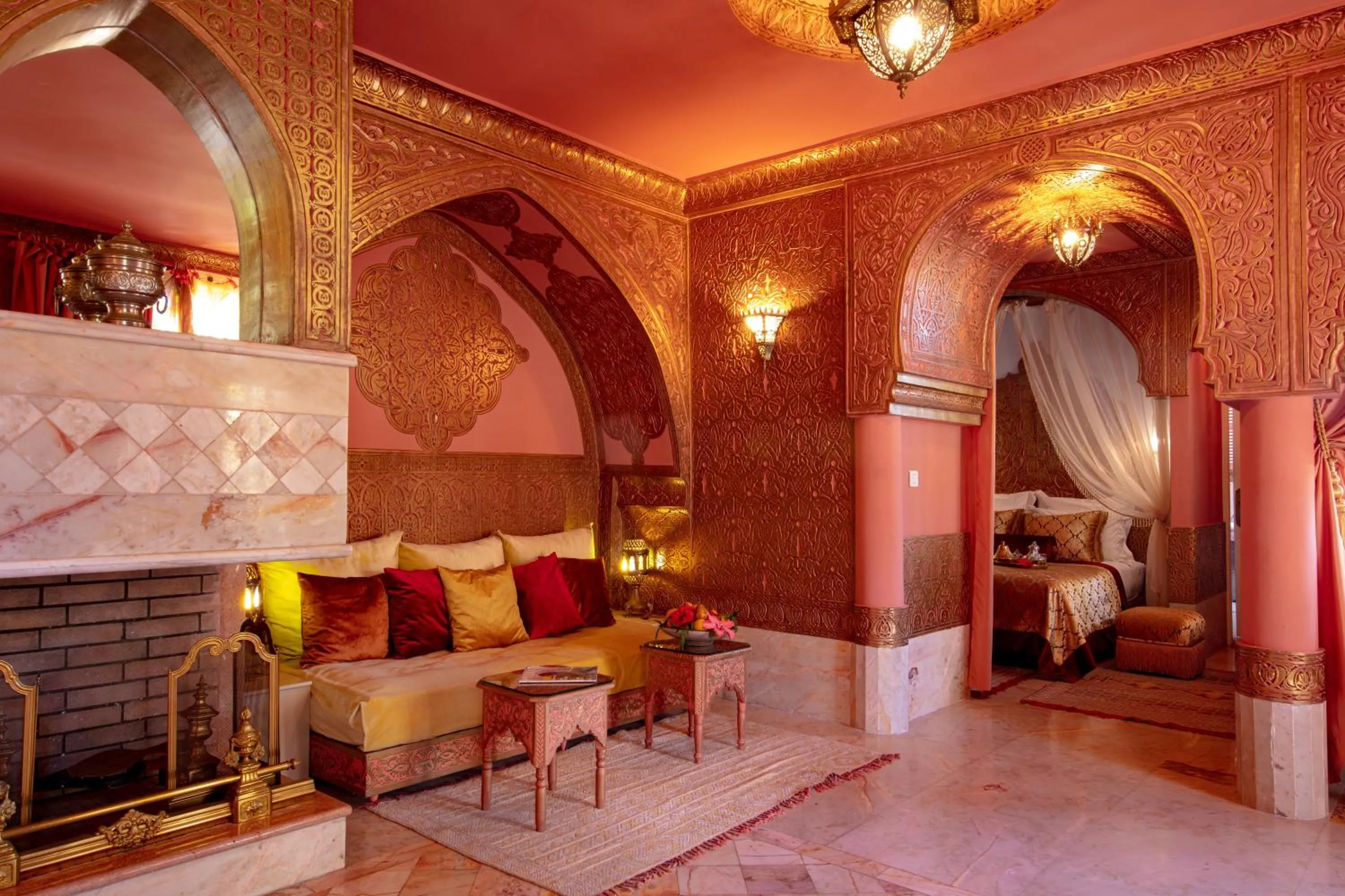 Living room in Riad Dar El Malaika