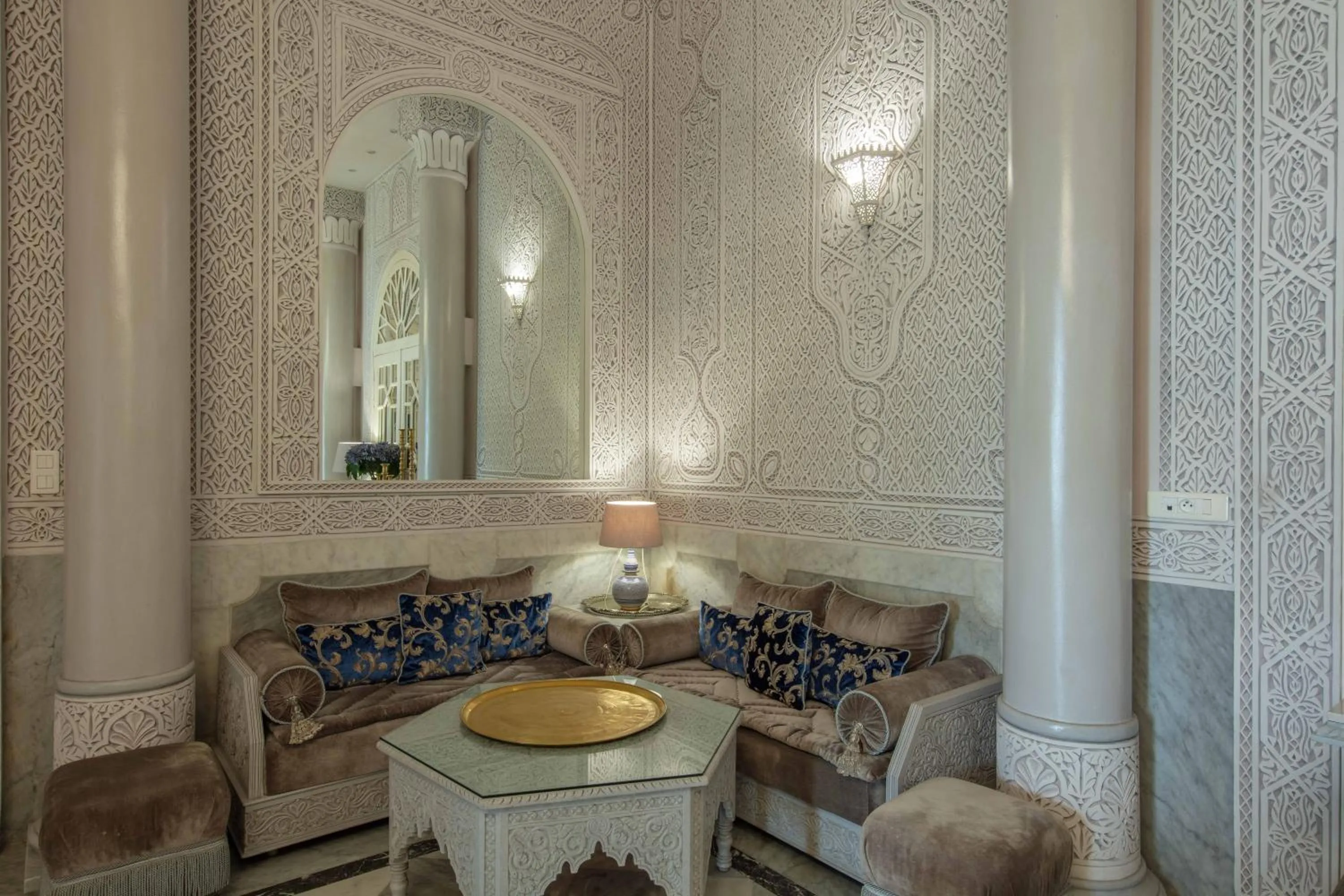 Living room in Riad Dar El Malaika