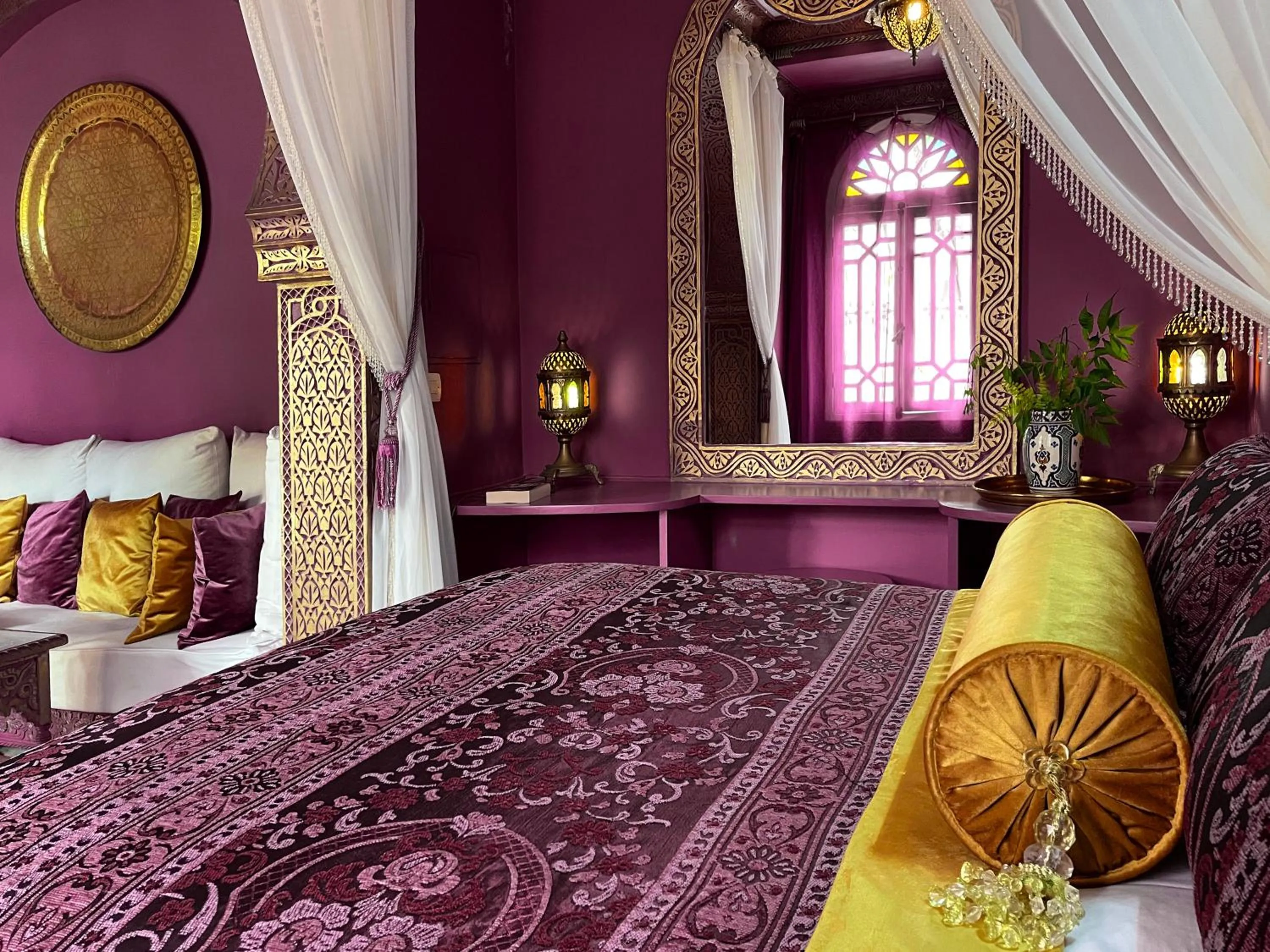 Bed in Riad Dar El Malaika