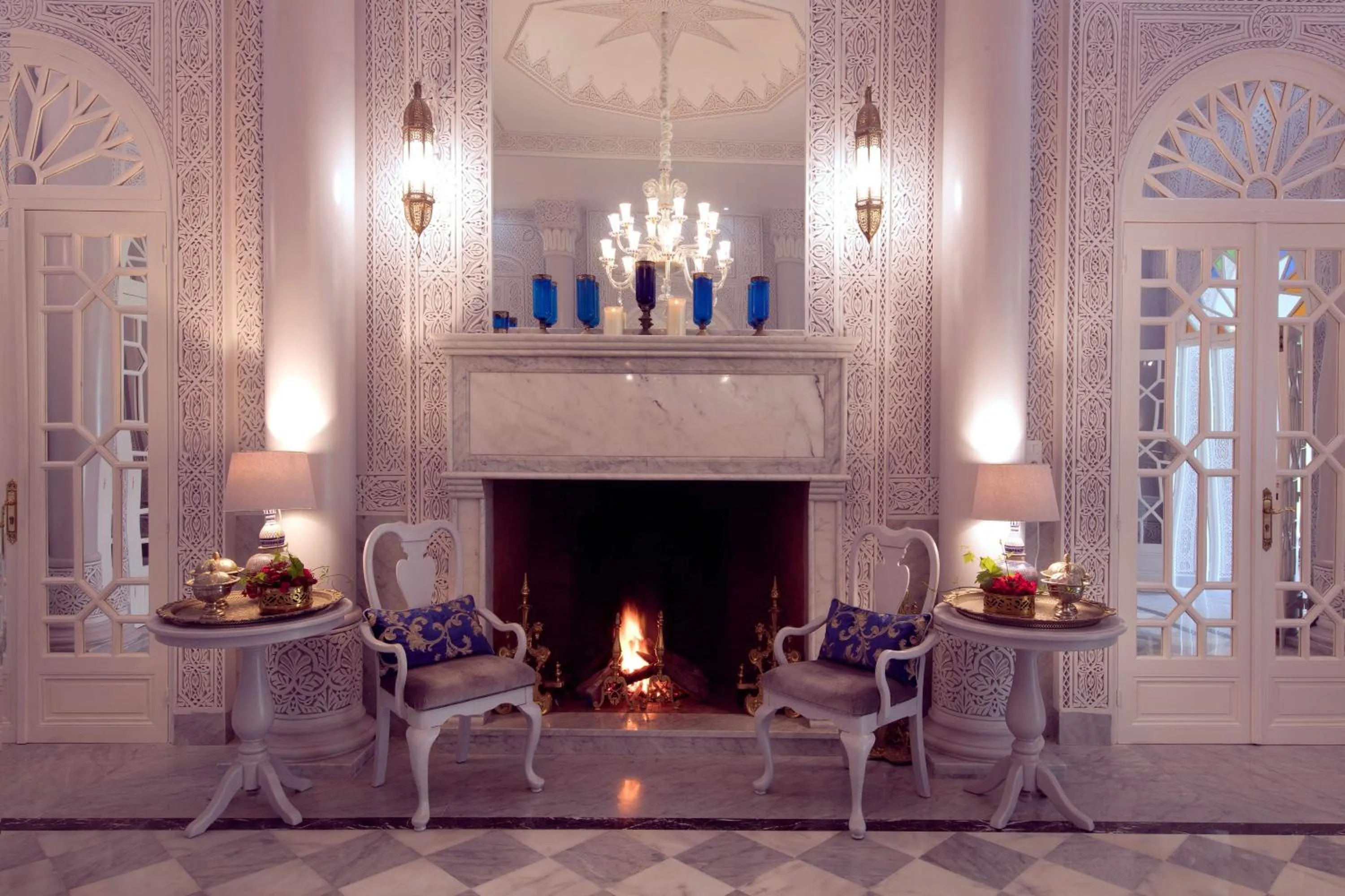 Living room in Riad Dar El Malaika
