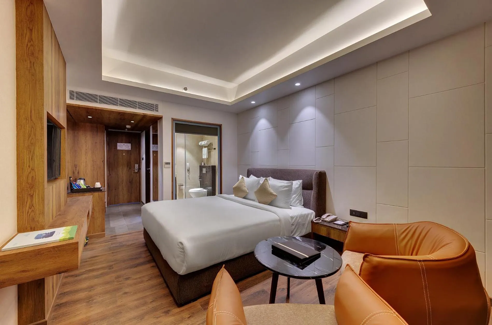 Bedroom, Bed in The Fern Royal Farm Resort, Anjar