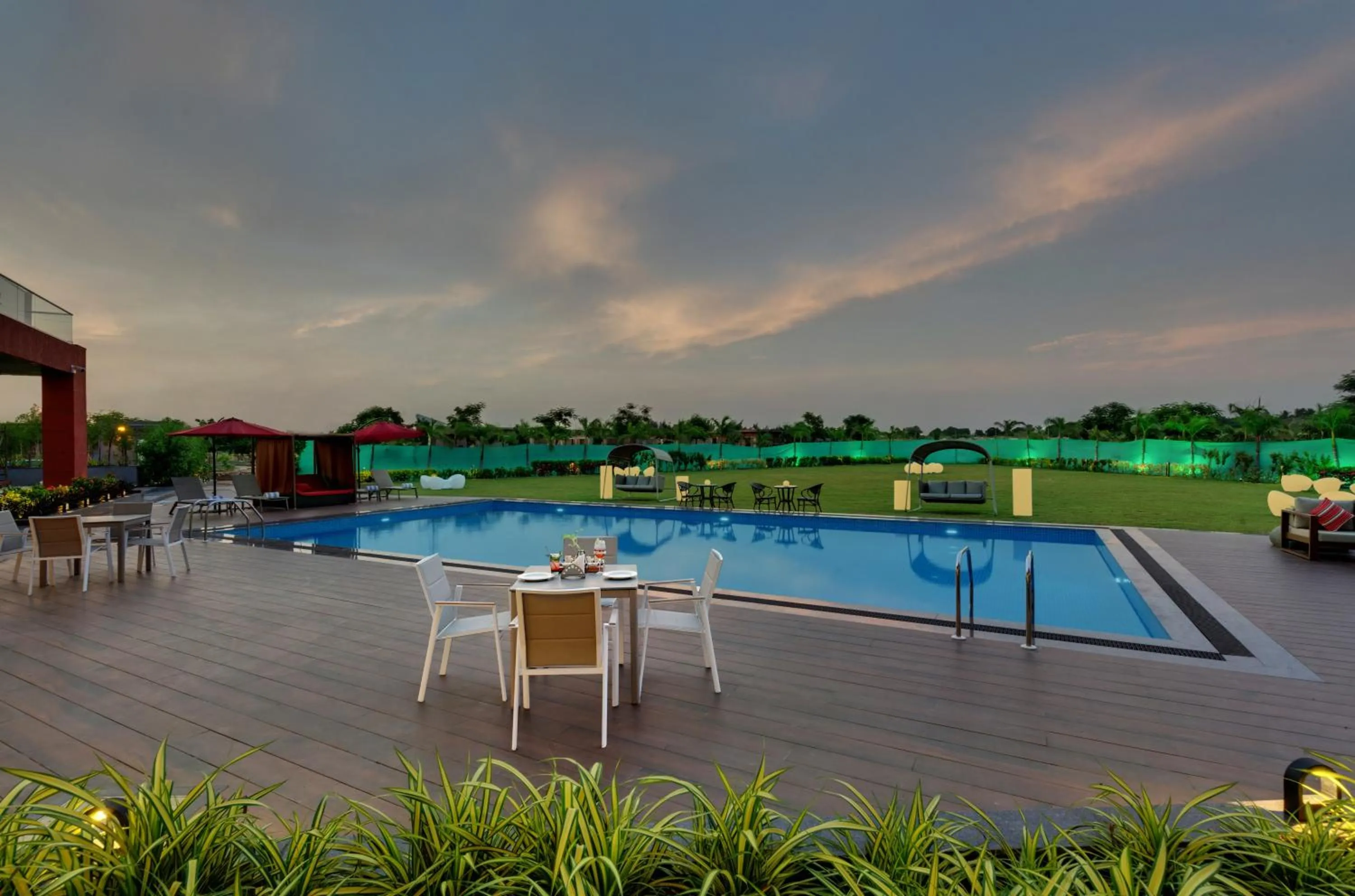 Swimming pool in The Fern Royal Farm Resort, Anjar