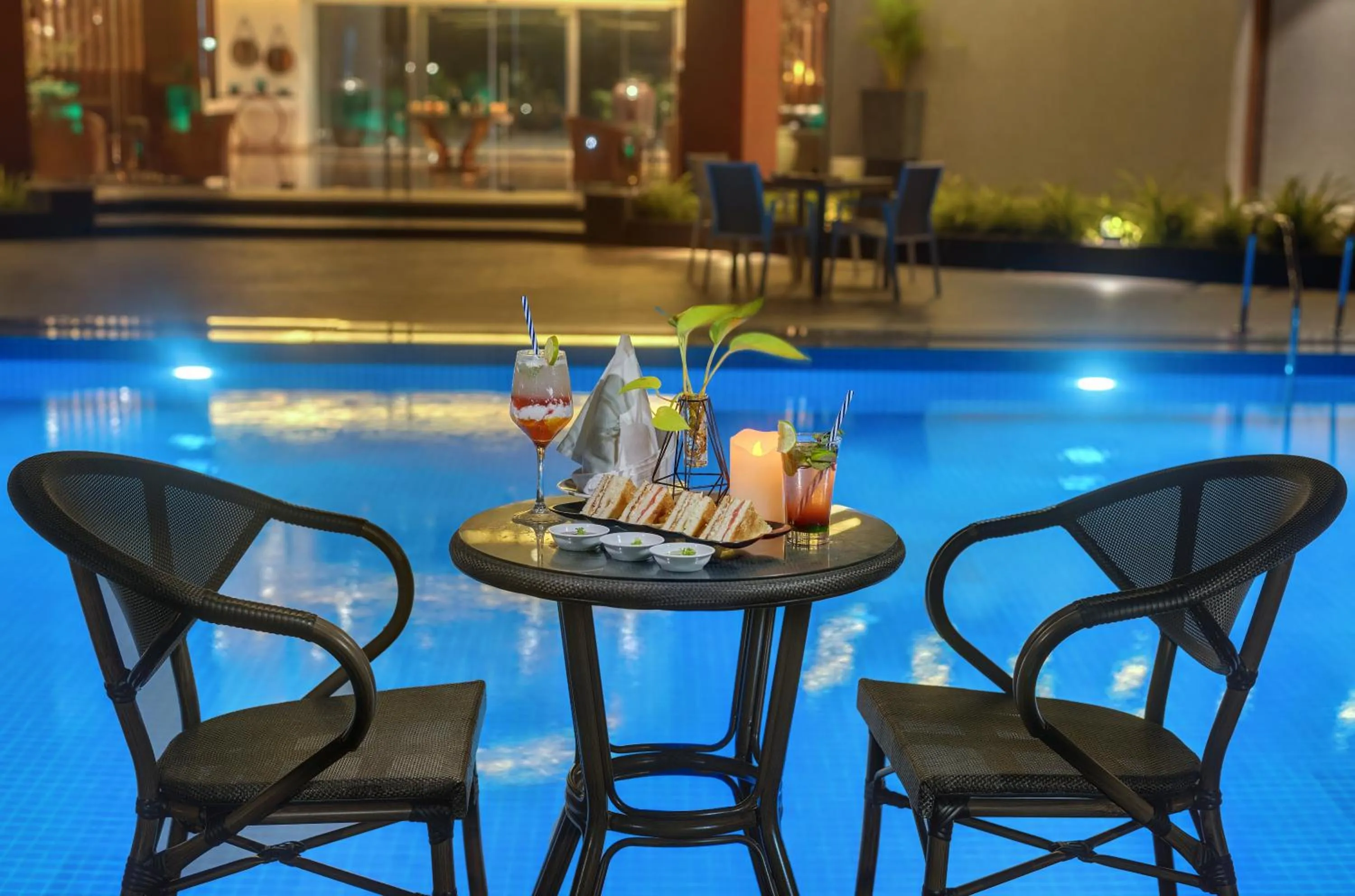 Swimming pool in The Fern Royal Farm Resort, Anjar