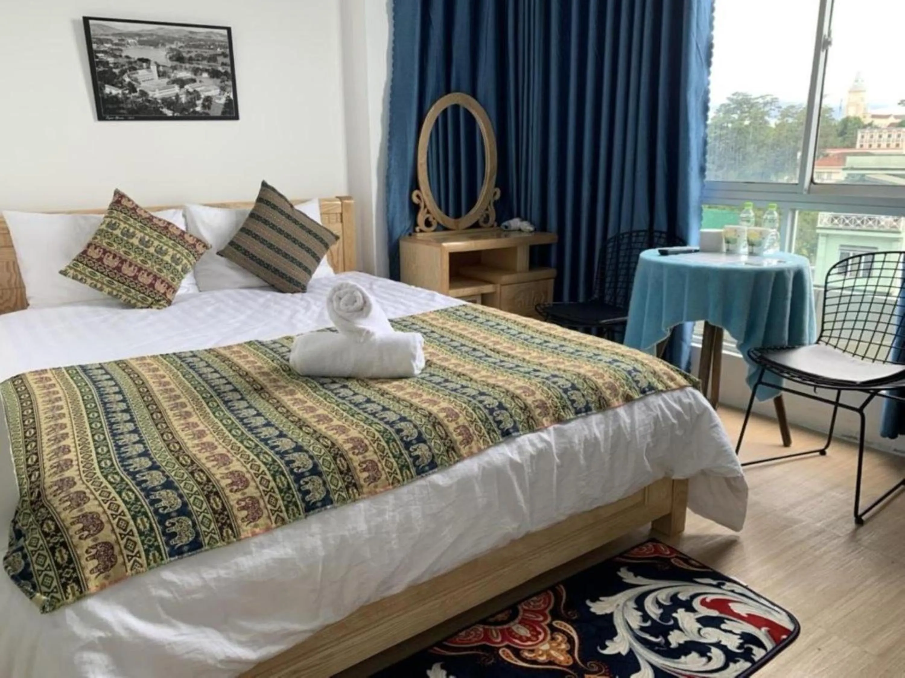 Bedroom, Bed in Chau Giang Hotel