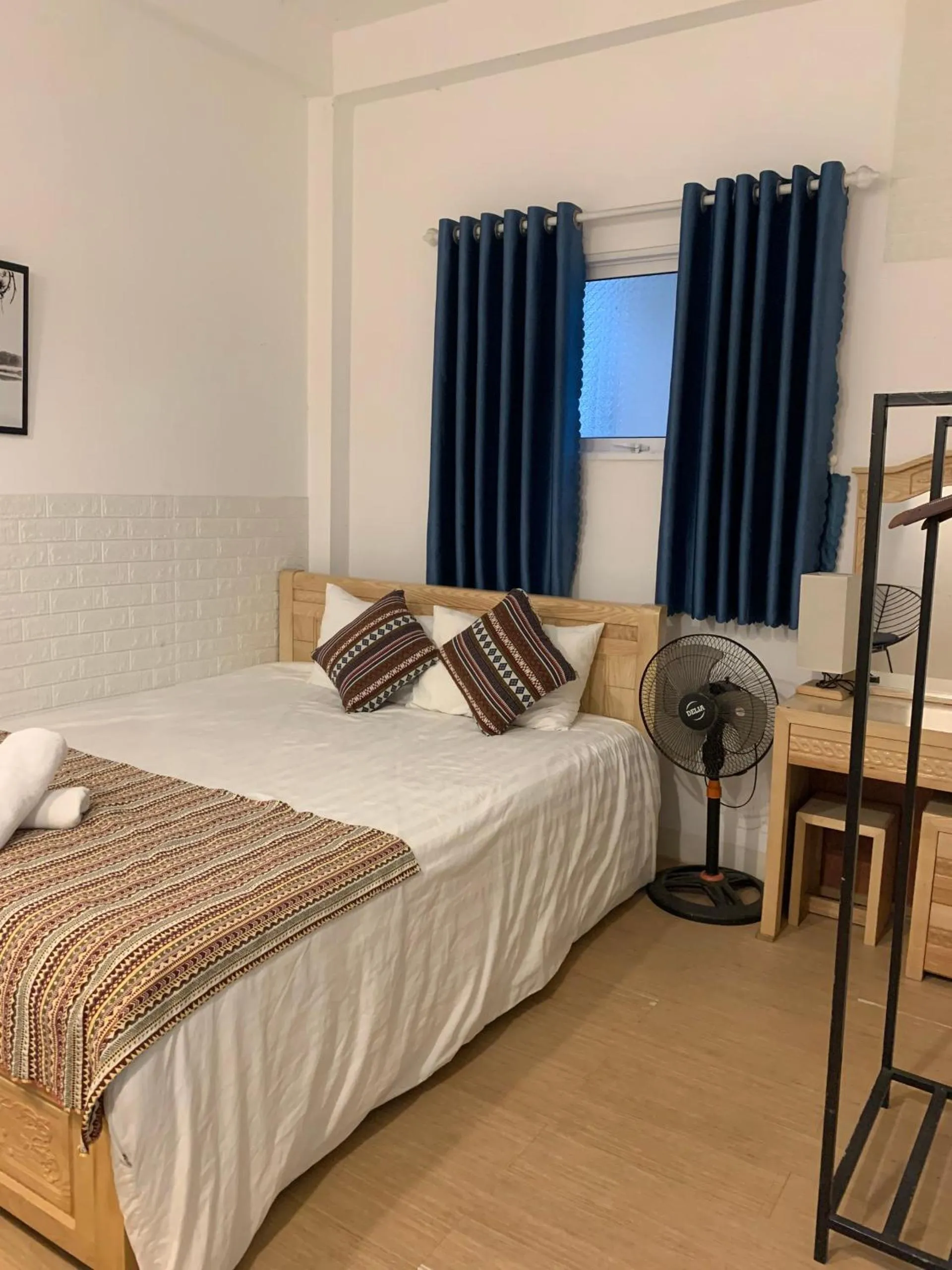 Bed in Chau Giang Hotel