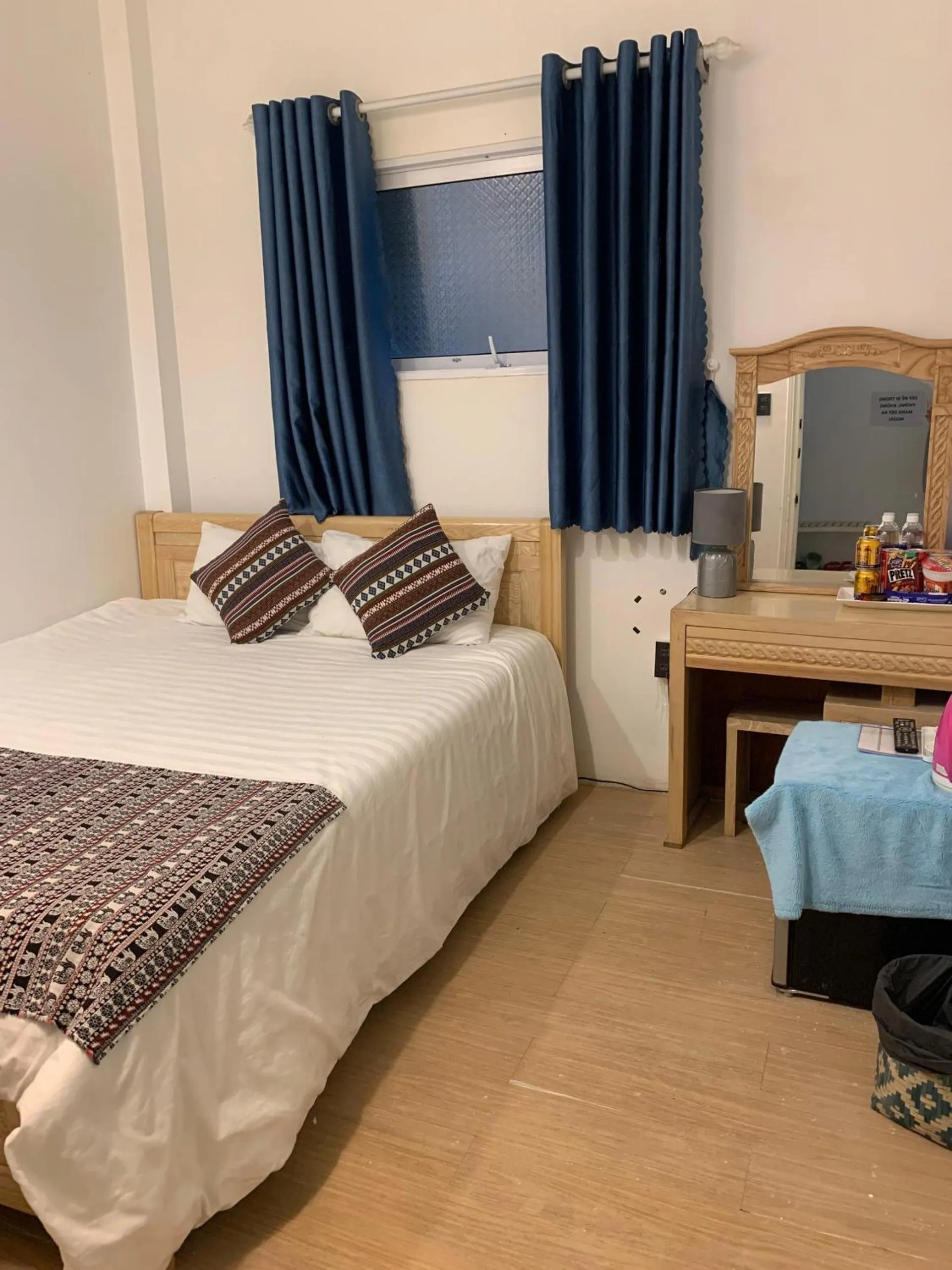 Bed in Chau Giang Hotel