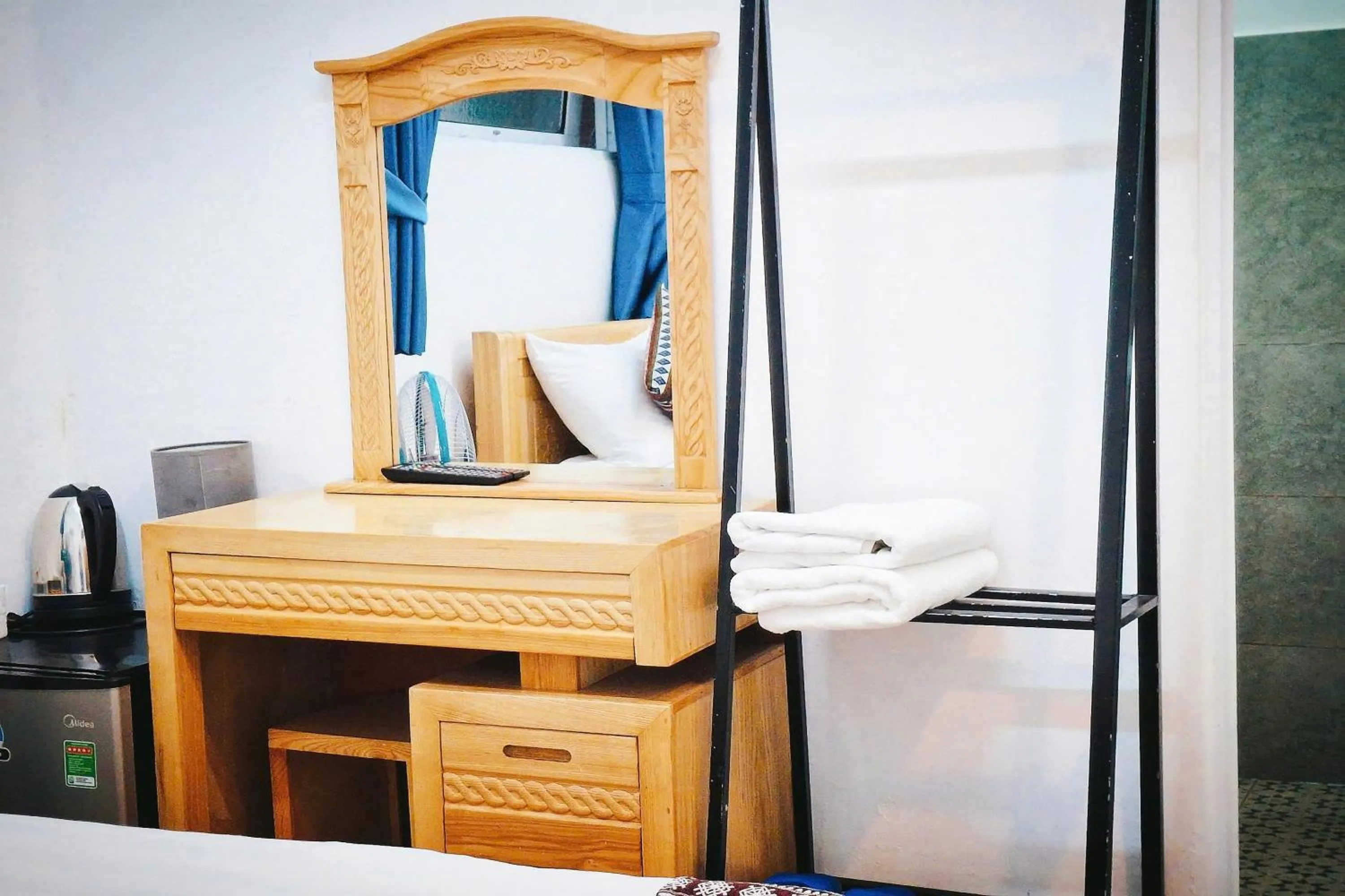 Bed in Chau Giang Hotel