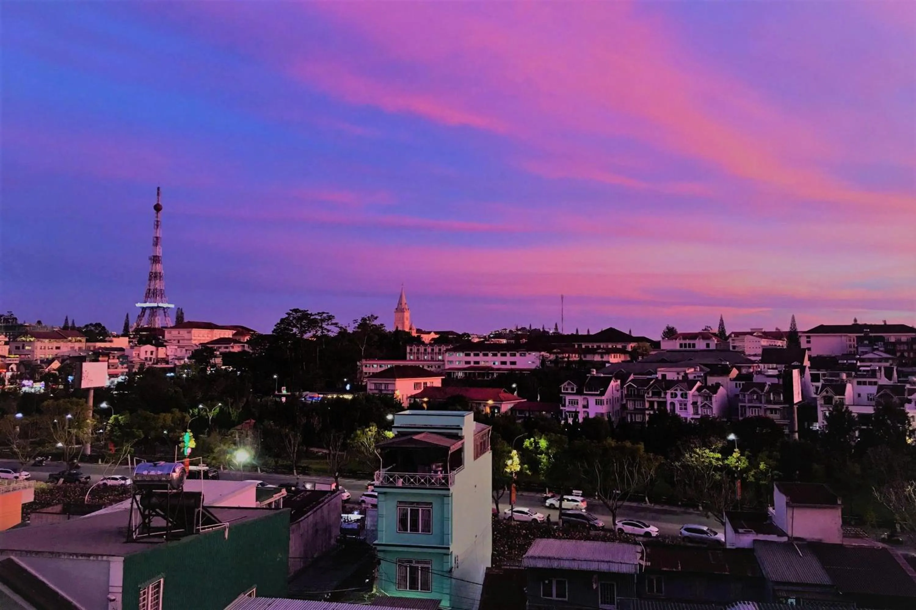 Bird's eye view in Chau Giang Hotel