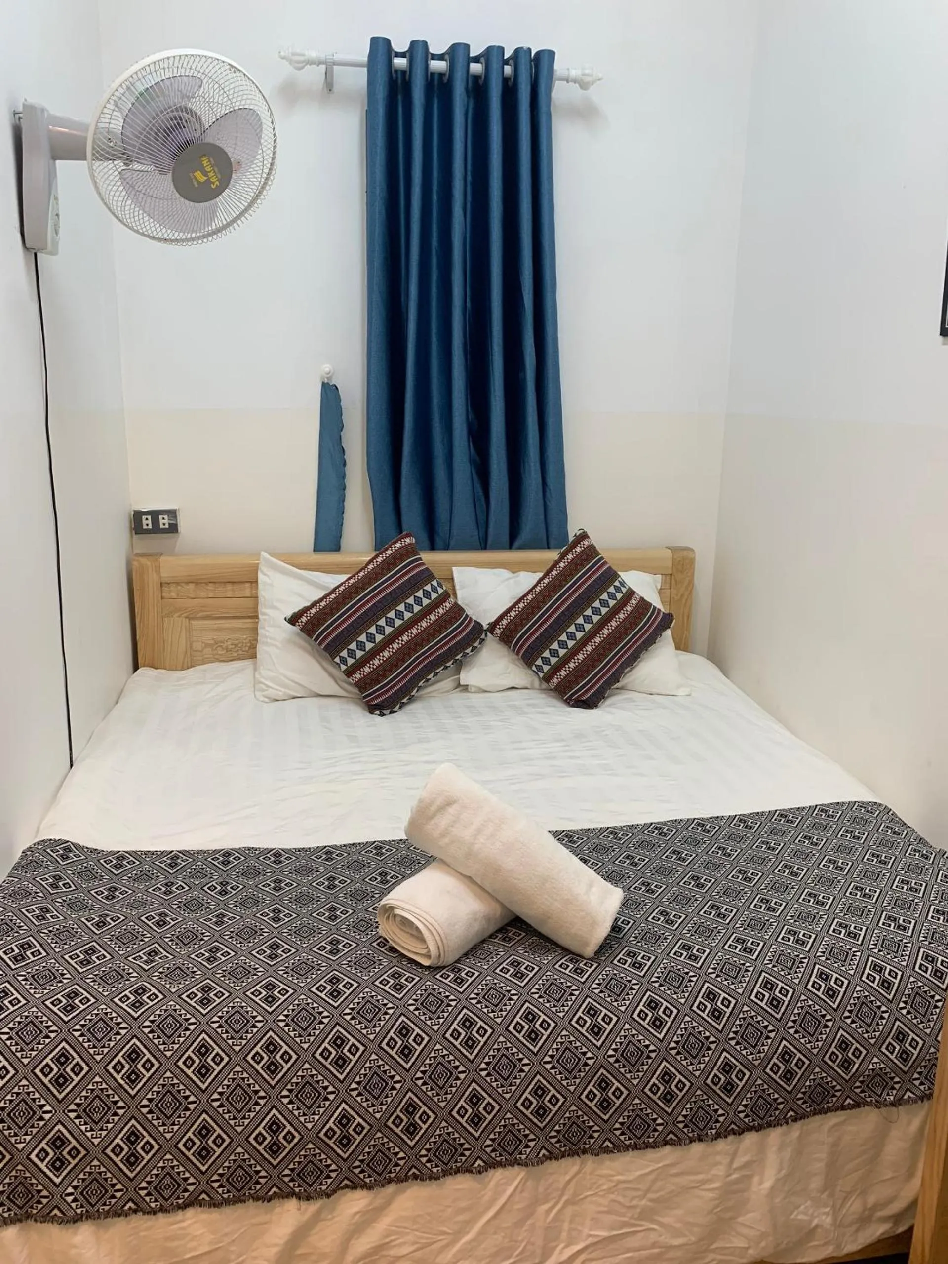 Bed in Chau Giang Hotel