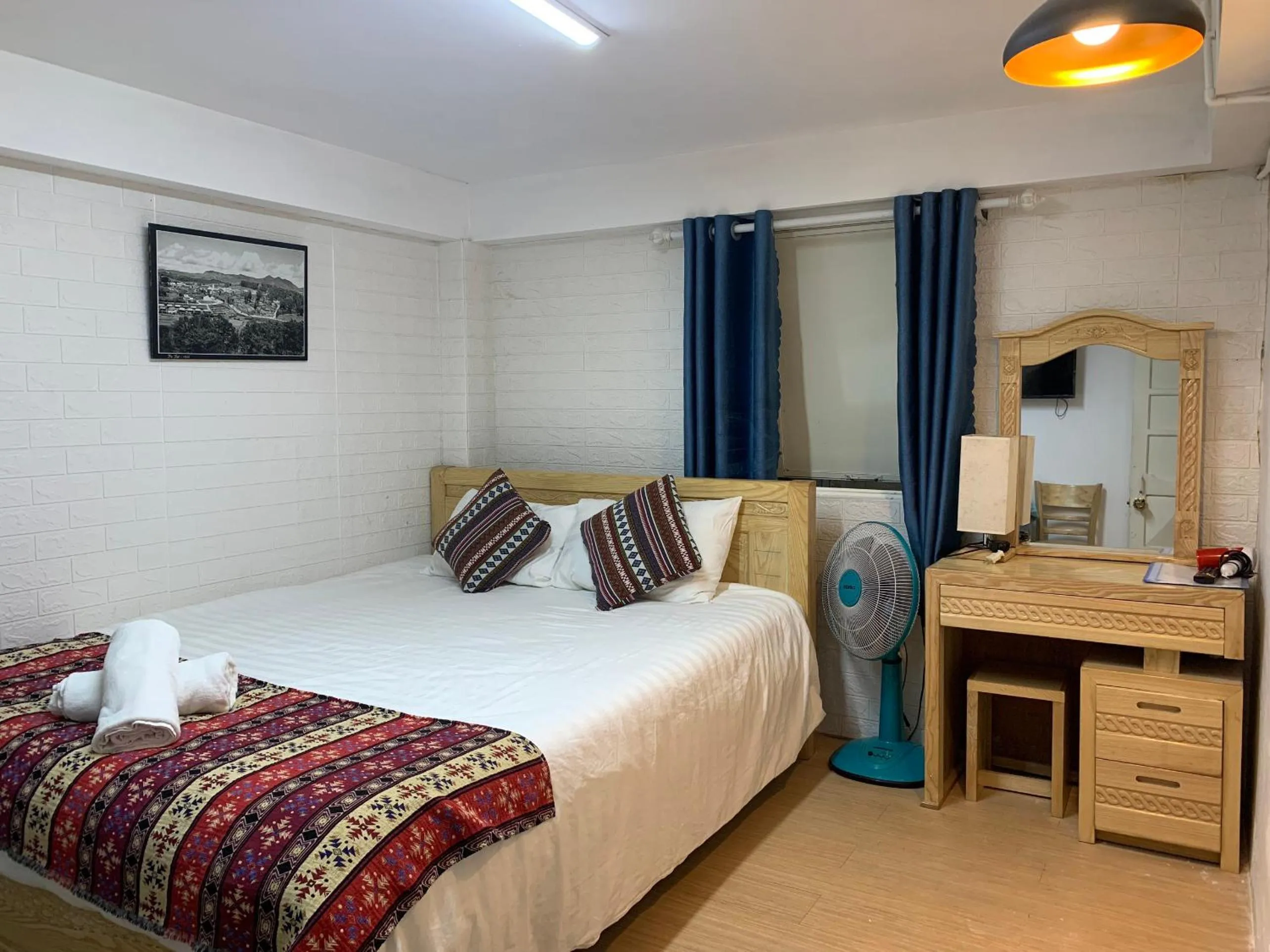 Bed in Chau Giang Hotel