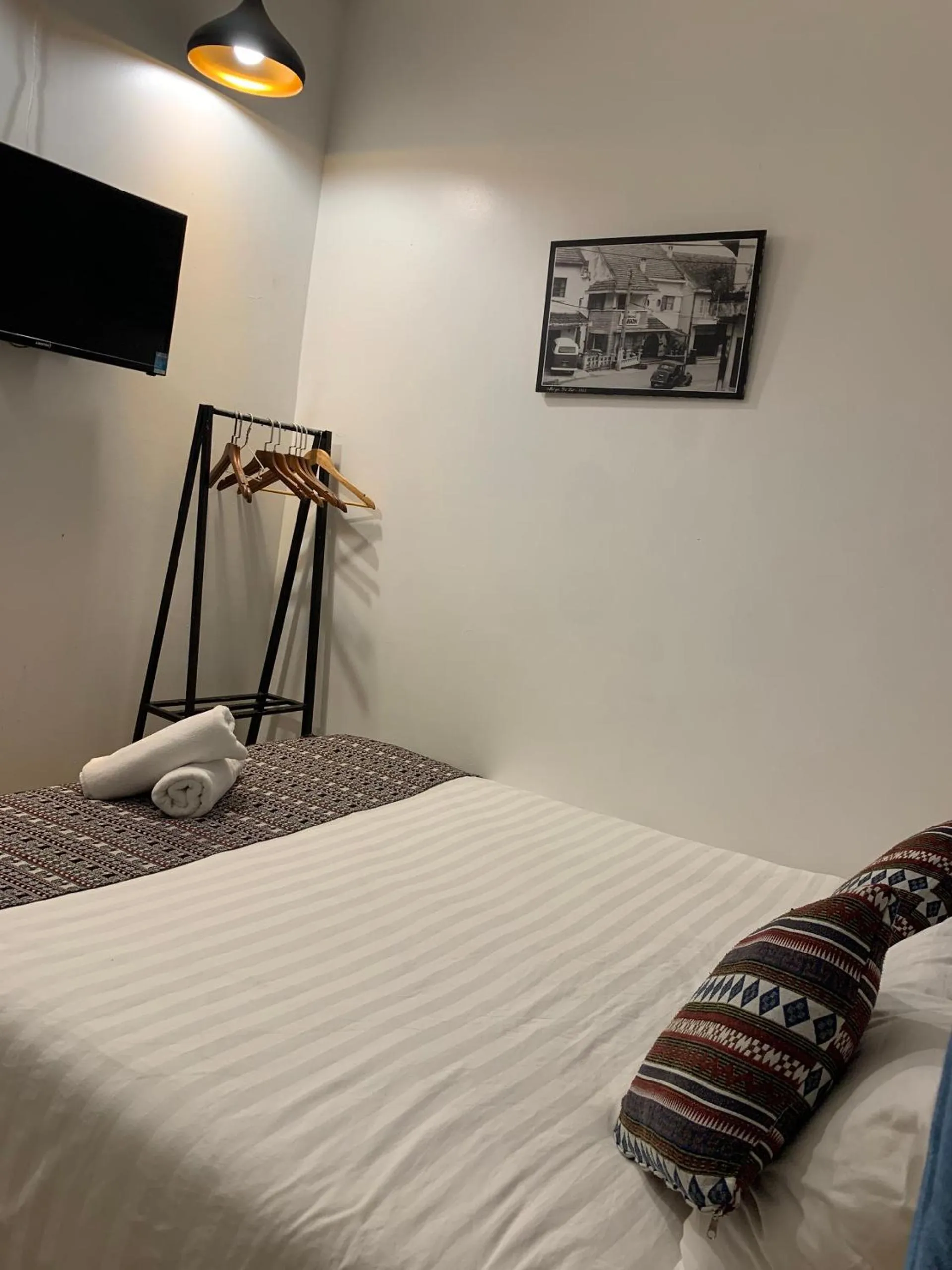 Bed in Chau Giang Hotel