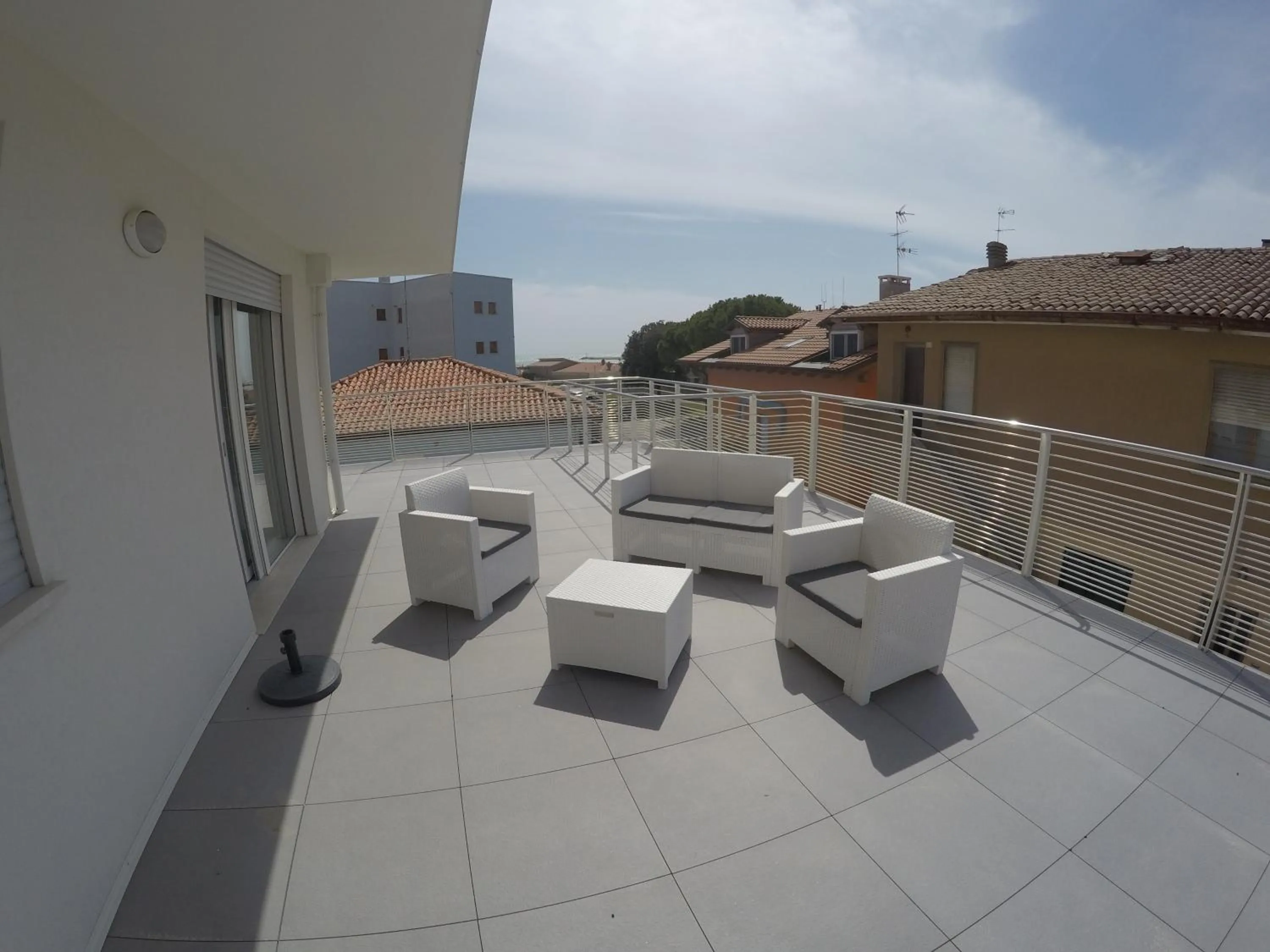 Balcony/Terrace in Residence Al Molo - Agenzia Cocal
