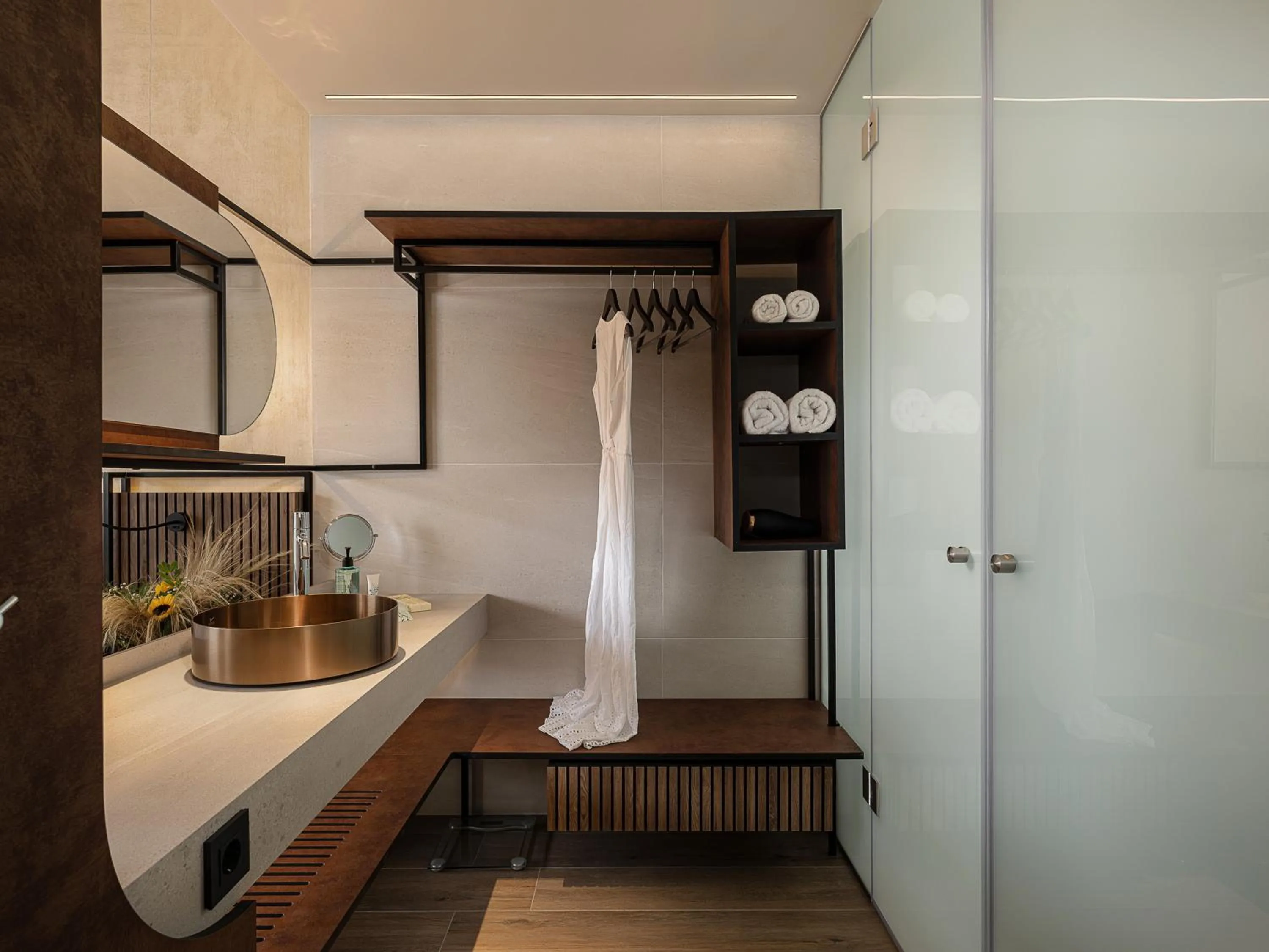 Bathroom in Geraniotis Hotel and Resort