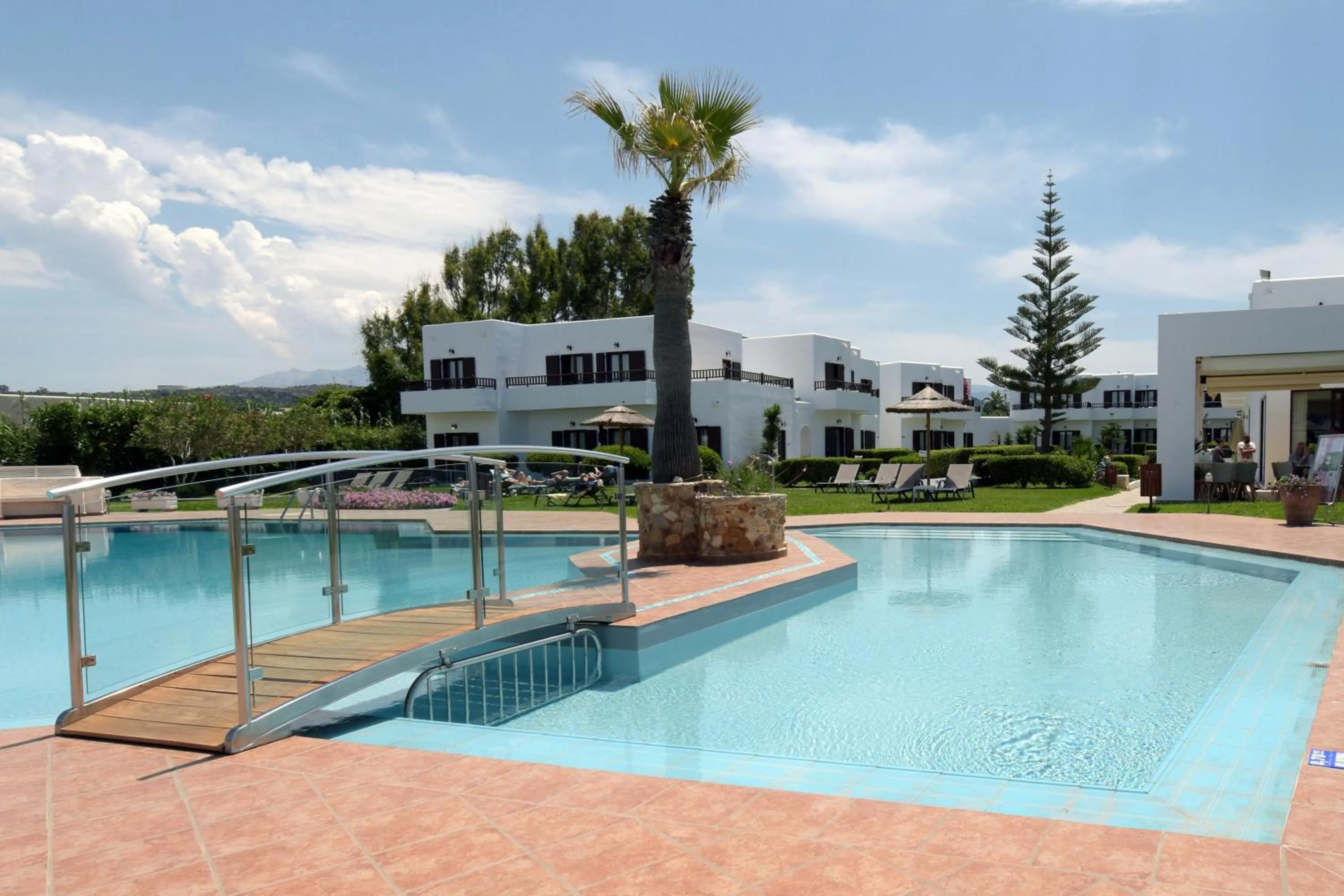 Pool view in Geraniotis Hotel and Resort
