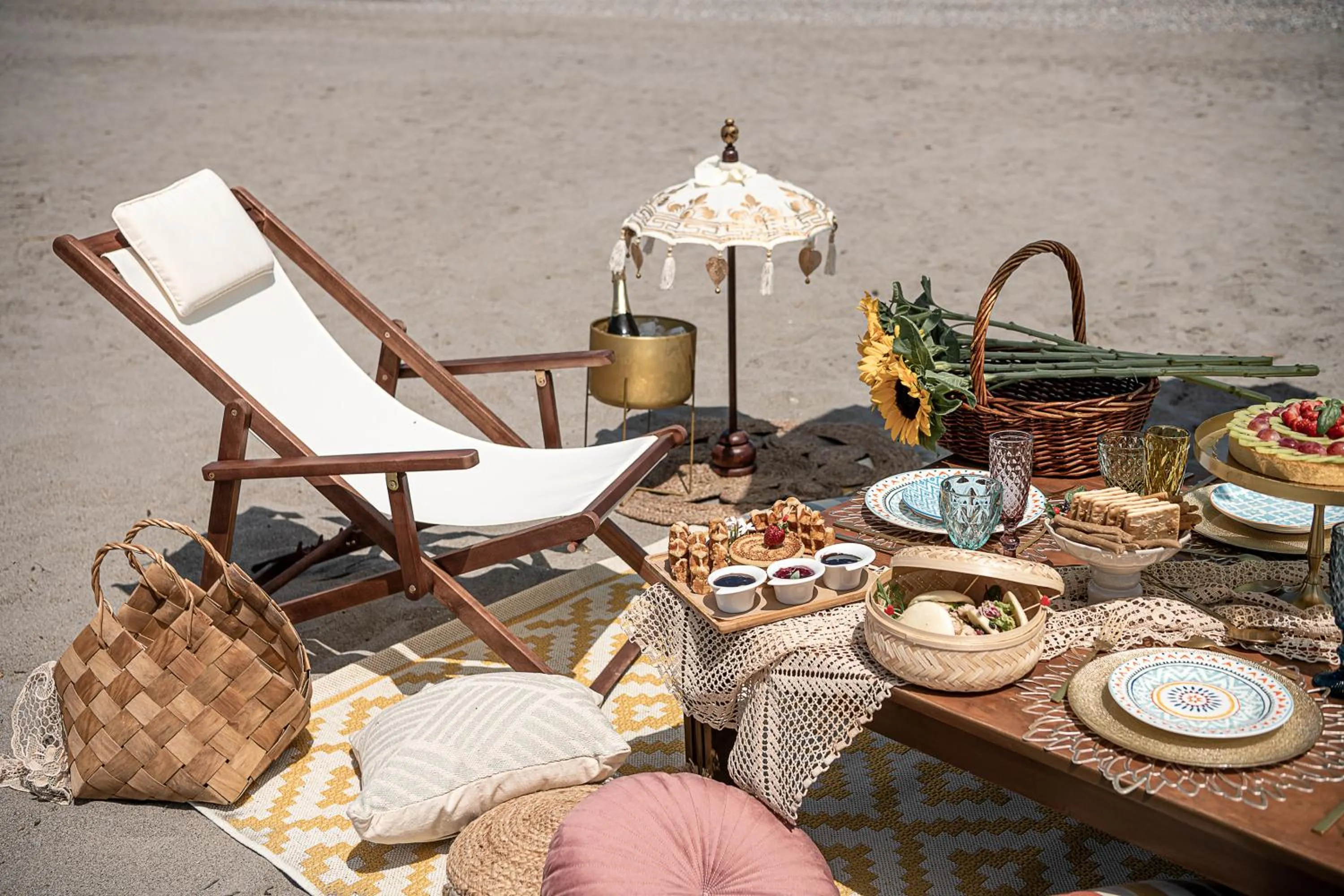 Beach in Geraniotis Hotel and Resort