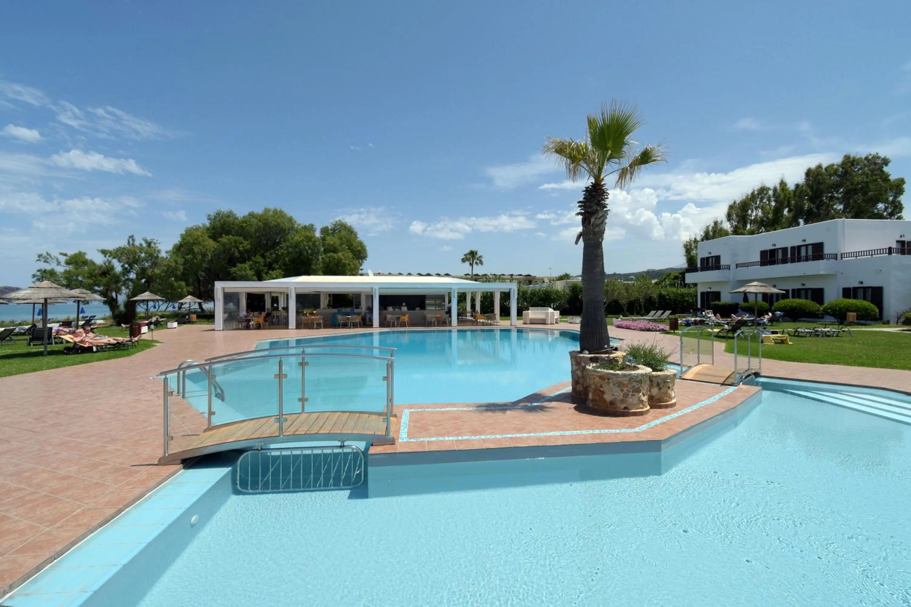 Pool view in Geraniotis Hotel and Resort