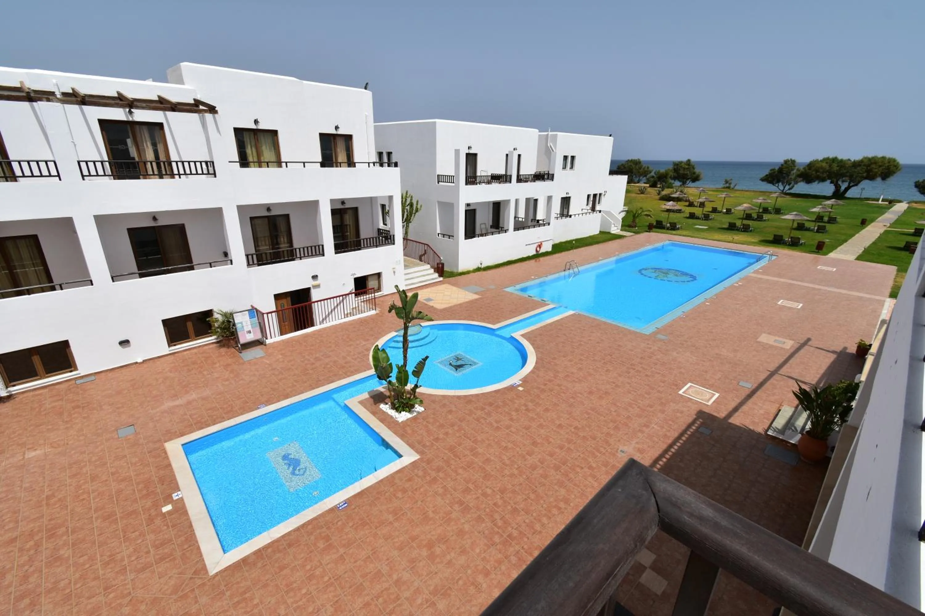 Pool view in Geraniotis Hotel and Resort