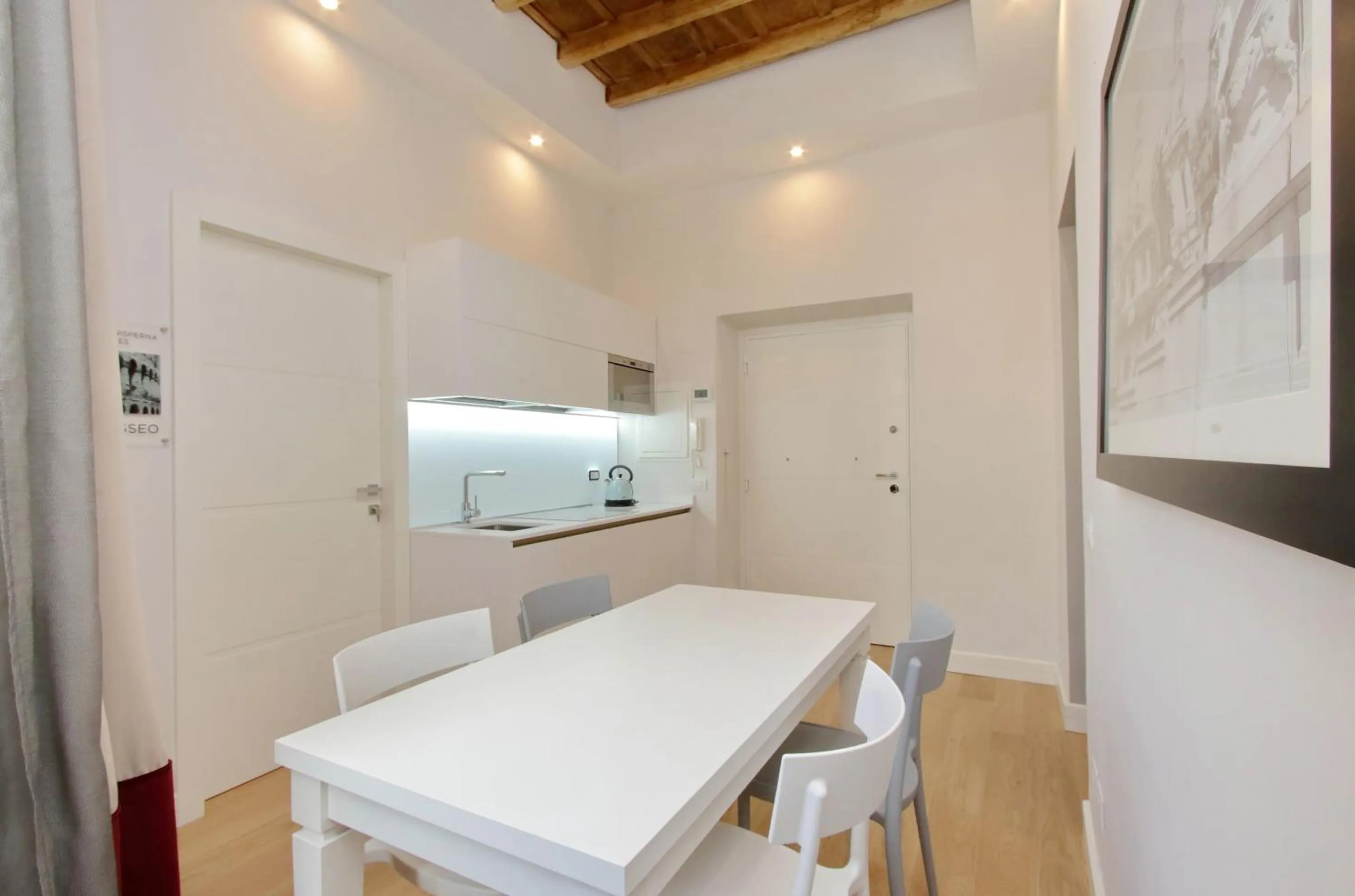 Kitchen or kitchenette in Monti Panisperna suites