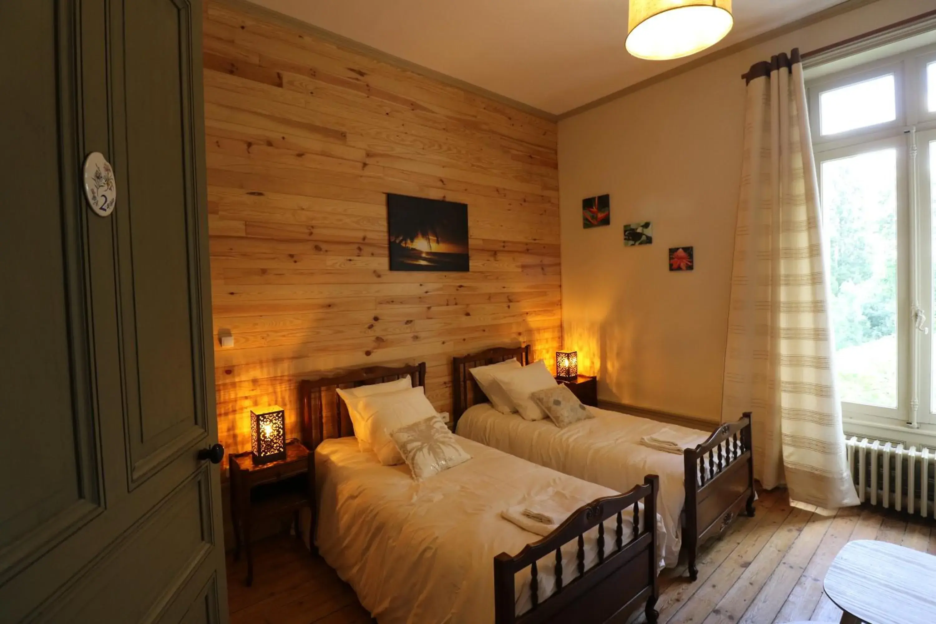 Twin Room with Garden View - single occupancy in Domaine de Champ rose Twin Room with Garden View - single occupancy in Domaine de Champ rose