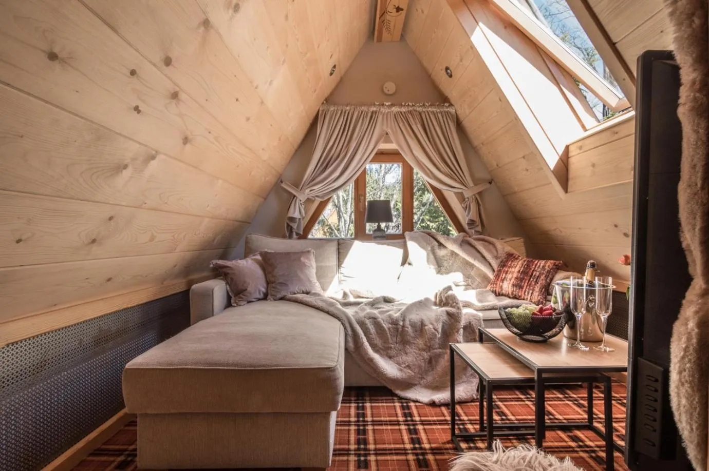 Living room, Bed in Stella doro