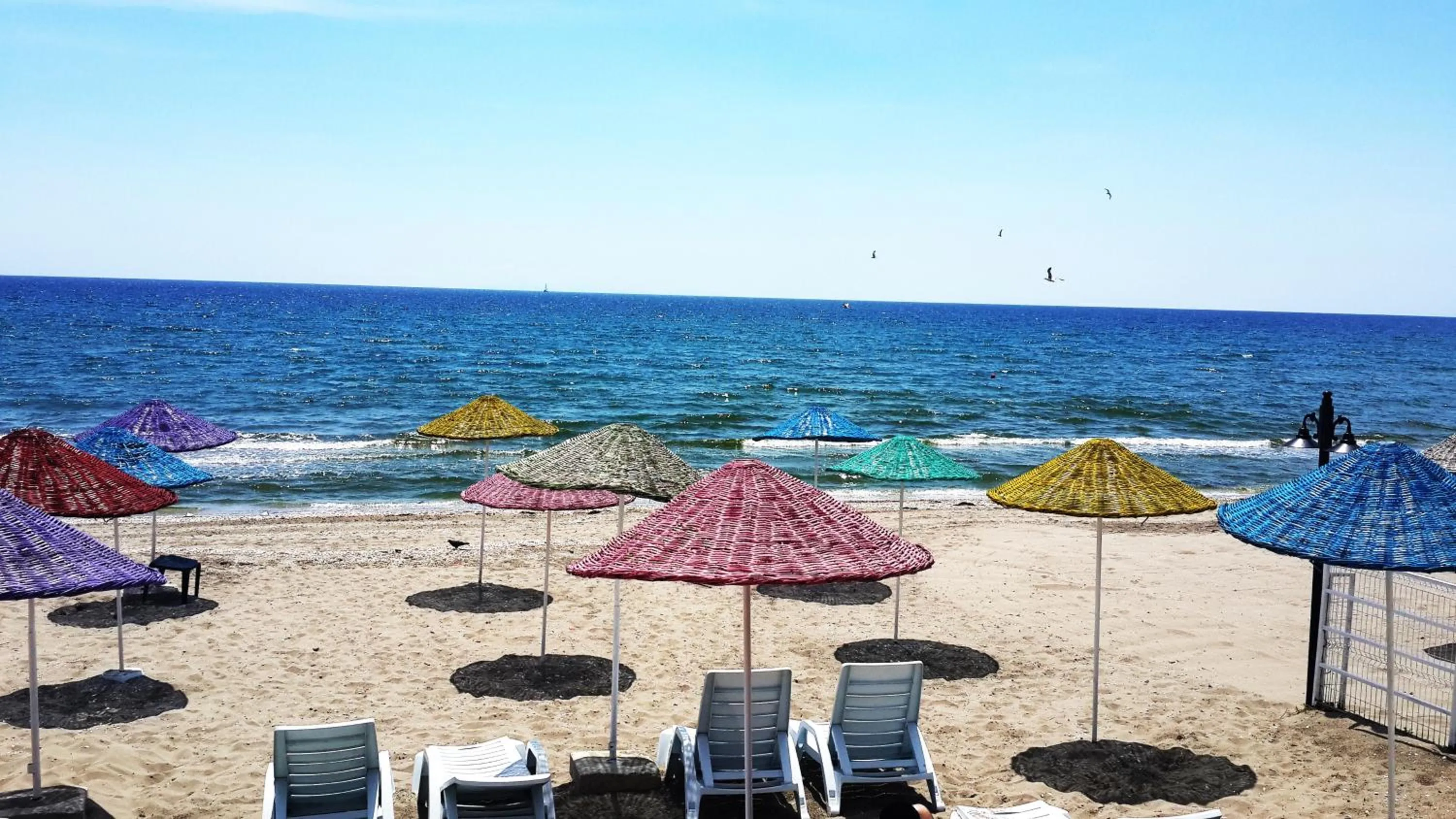 Beach in Kumburgaz Blue World Hotel